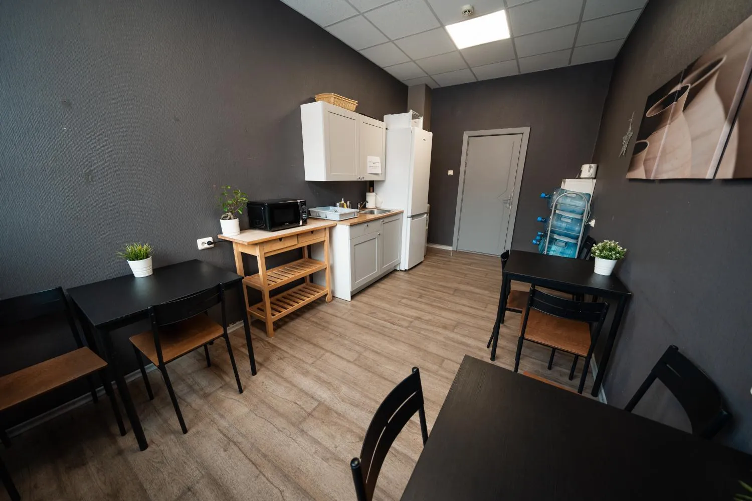 Kitchen or kitchenette in Hotel Mezaparks