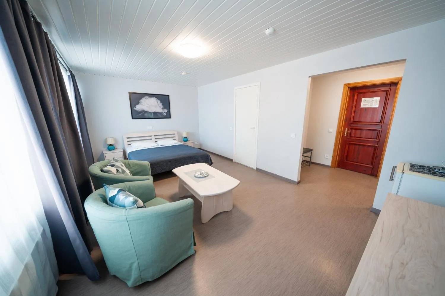 Bed in Hotel Mezaparks