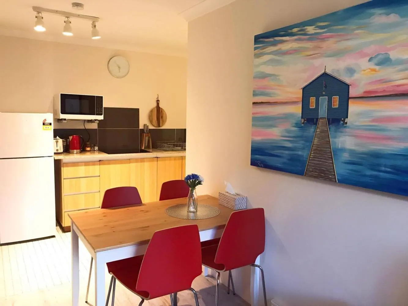 Kitchen or kitchenette in Wheeler Apartments Perth