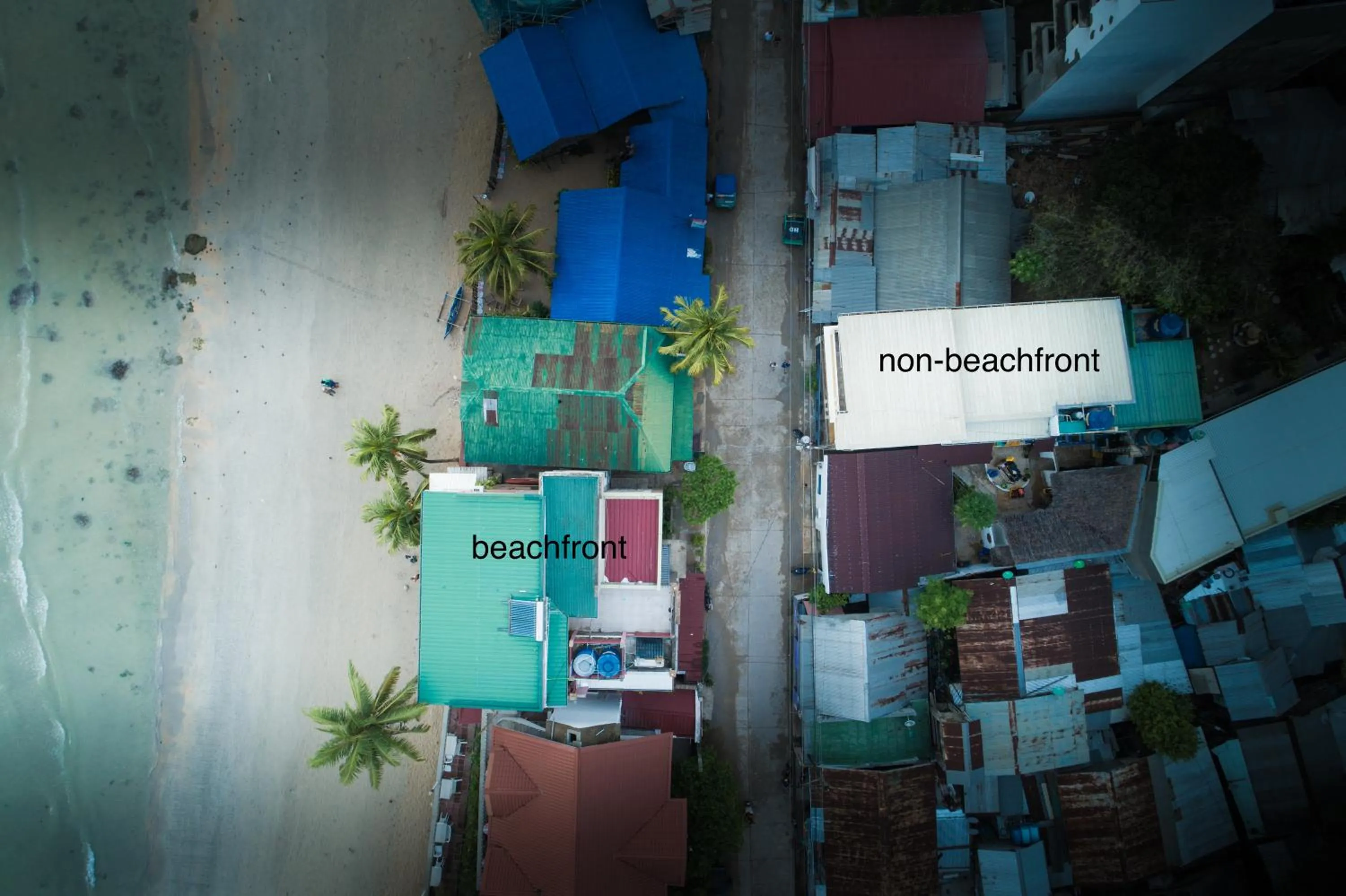 Bird's eye view in Rosanna's Pension