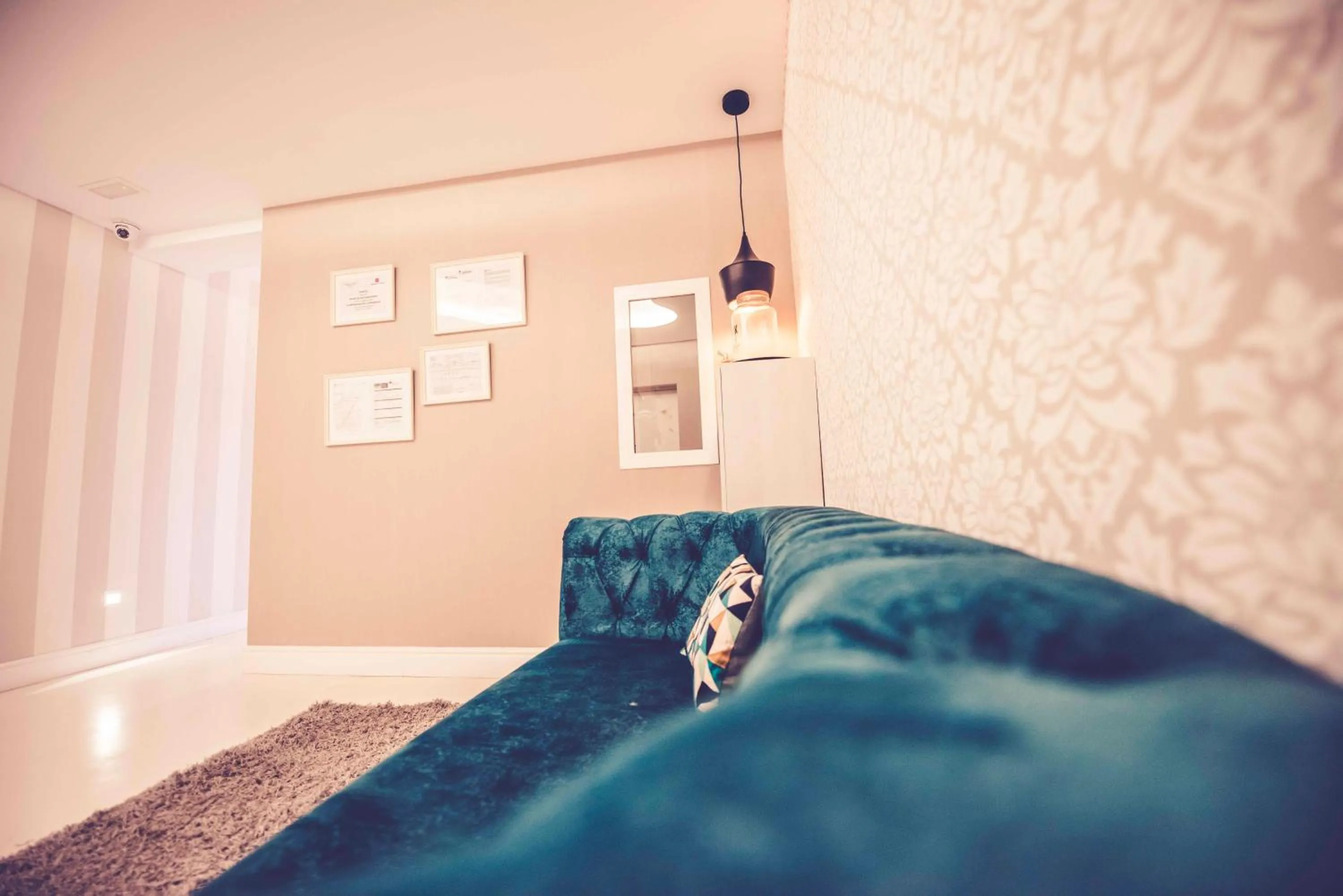 Lobby or reception, Bed in Hostal Lisboa