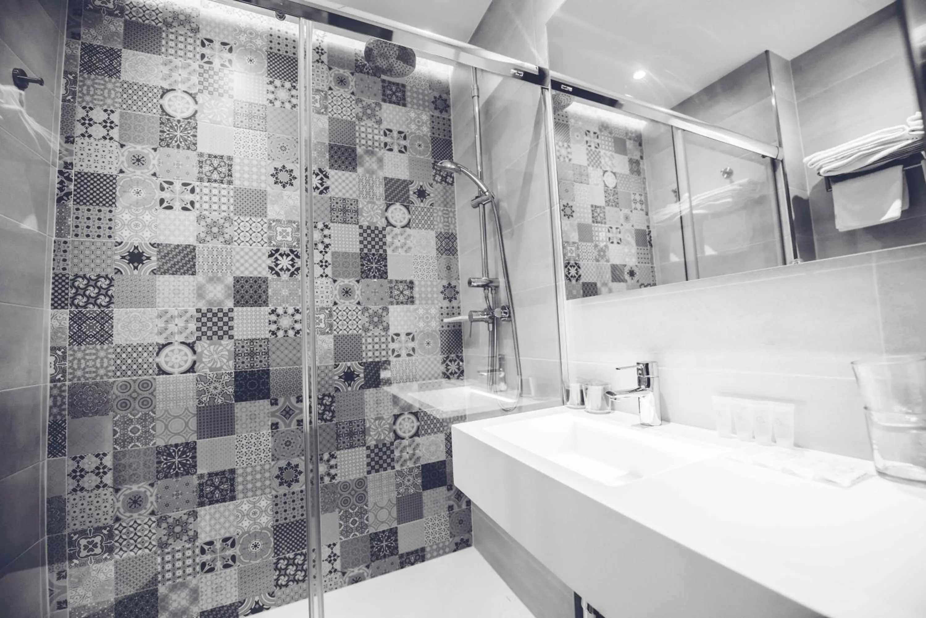 Bathroom in Hostal Lisboa