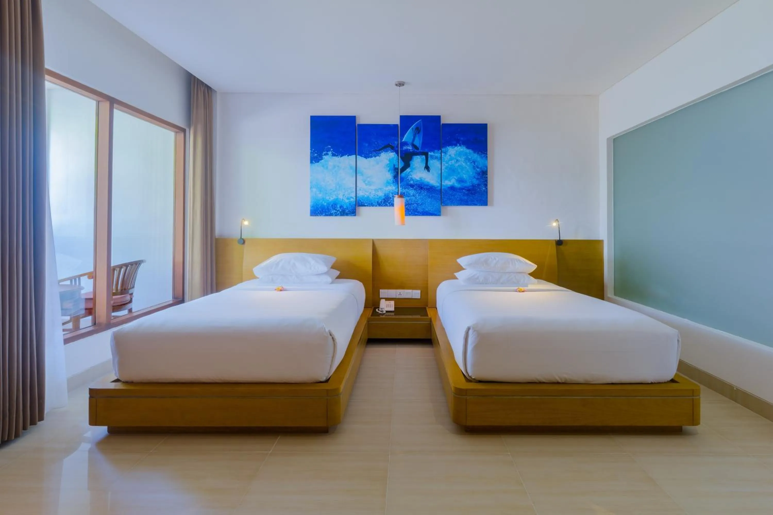 Bedroom, Bed in Kuta Beach Club Hotel