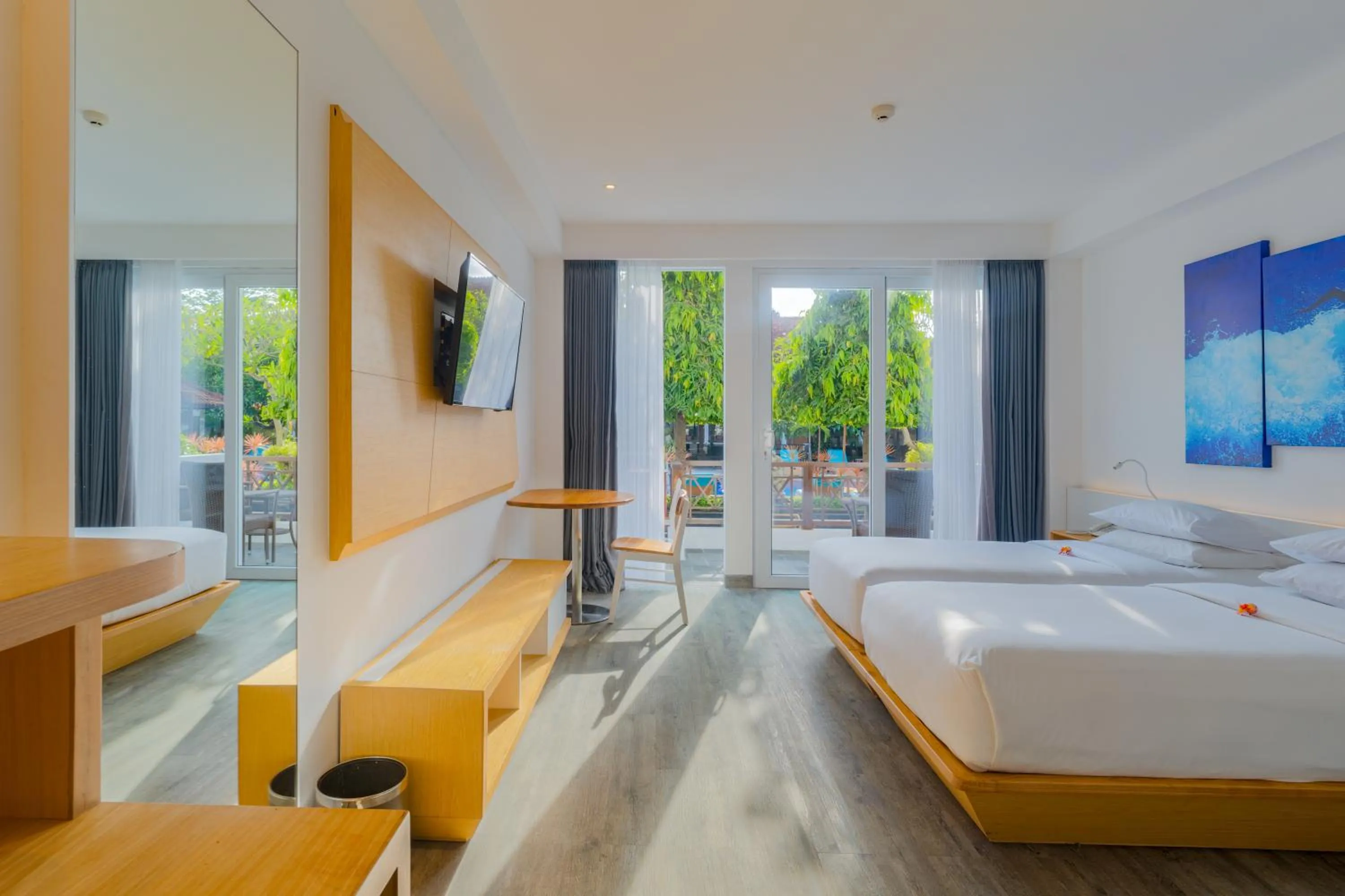 Bedroom, Bed in Kuta Beach Club Hotel