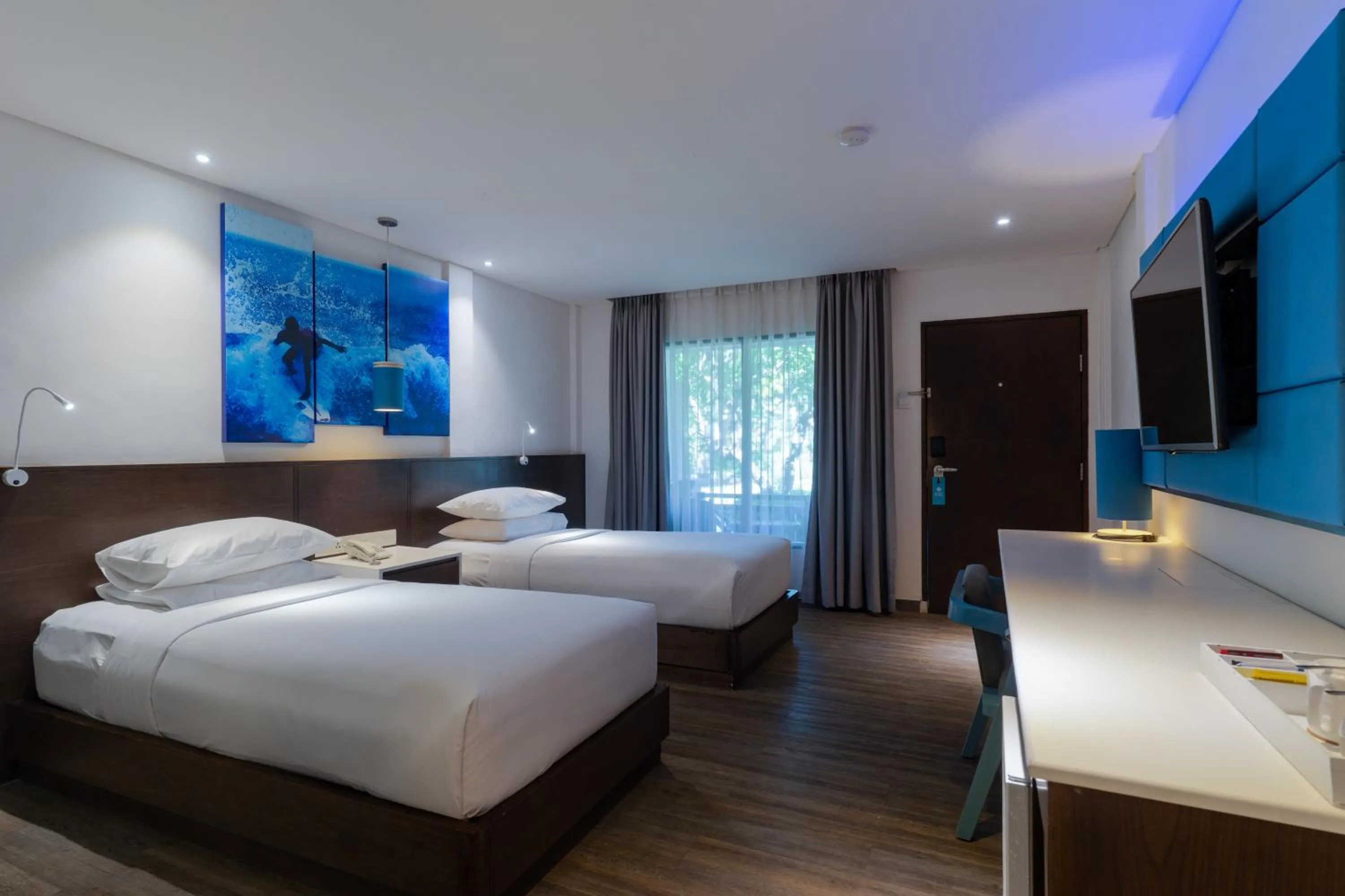 Bedroom, Bed in Kuta Beach Club Hotel