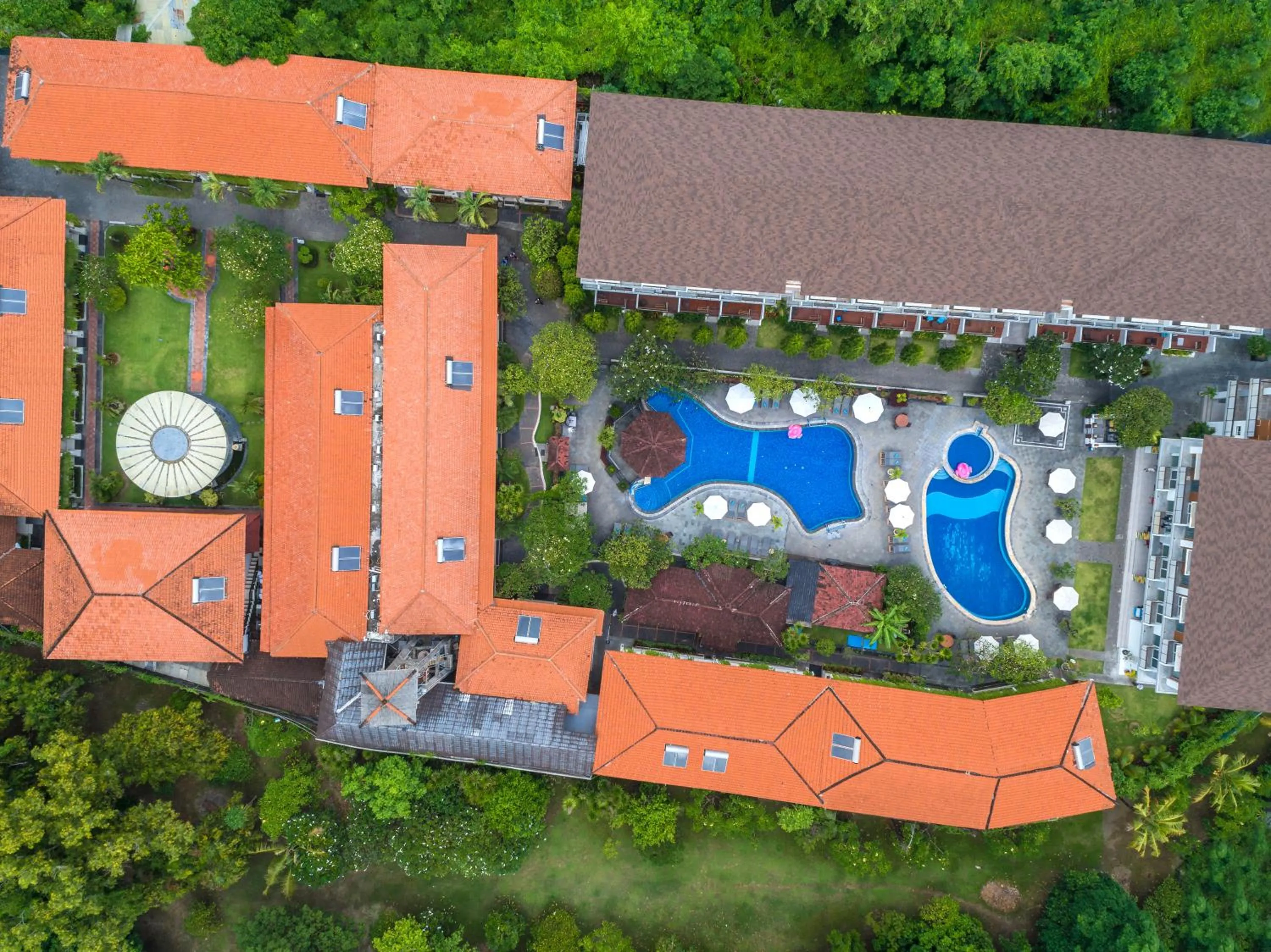Bird's eye view in Kuta Beach Club Hotel