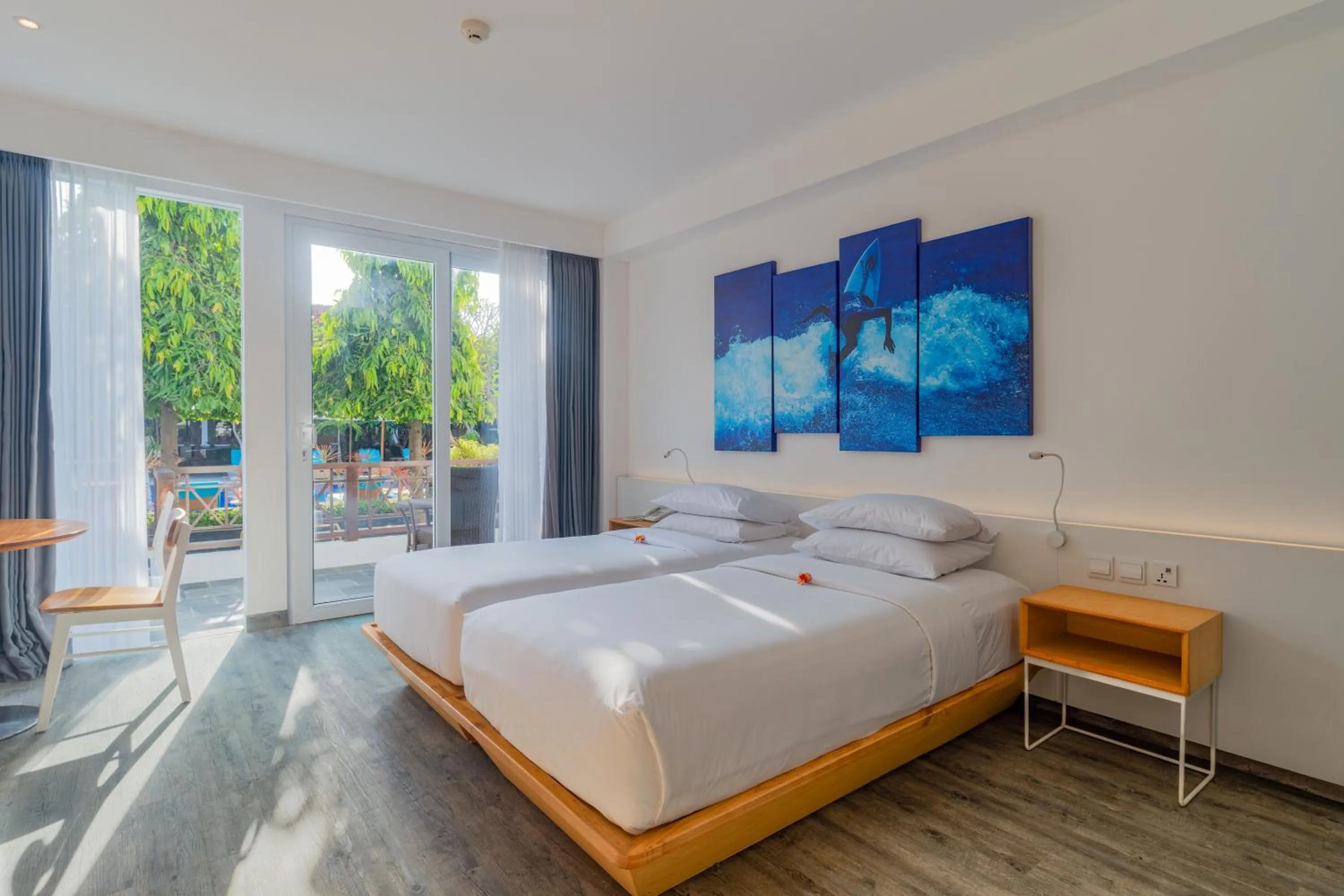 Bedroom, Bed in Kuta Beach Club Hotel