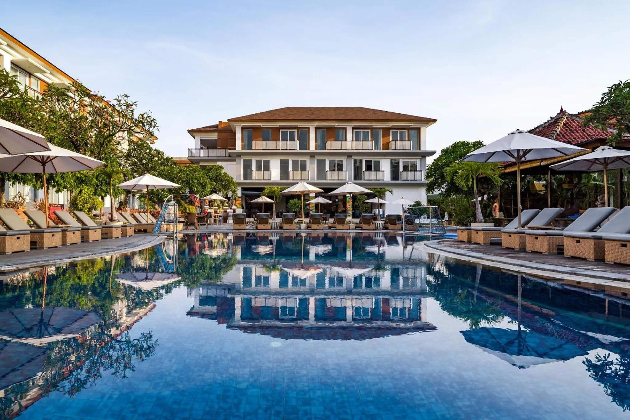 Property building in Kuta Beach Club Hotel