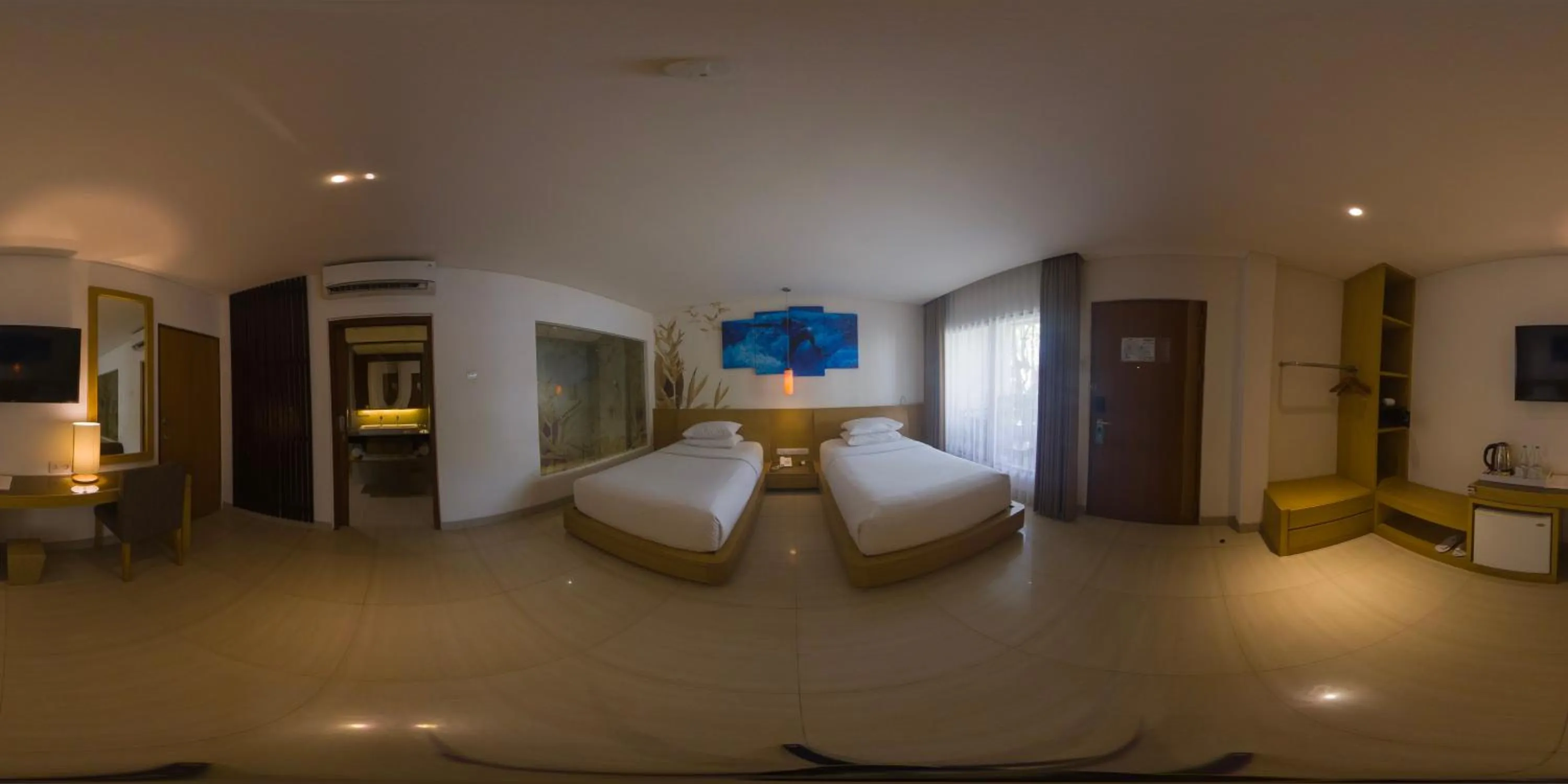Bedroom, Bed in Kuta Beach Club Hotel