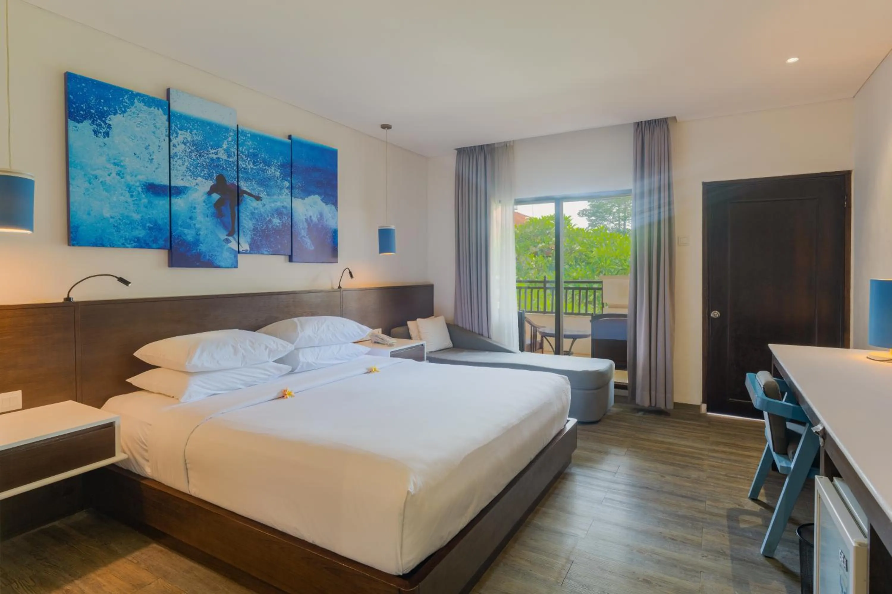 Bedroom, Bed in Kuta Beach Club Hotel