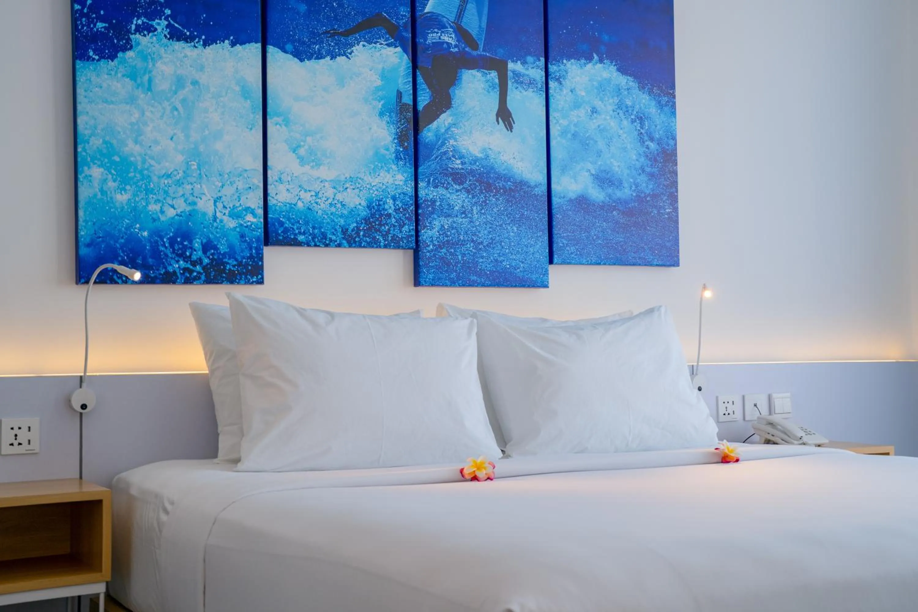 Bed in Kuta Beach Club Hotel