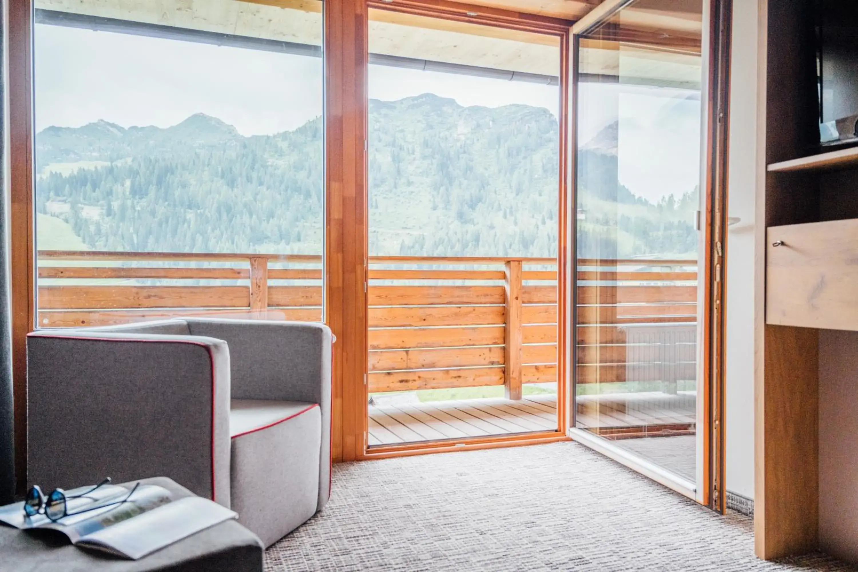 Family Room Comfort with Mountain View and Balcony in Falkensteiner Family Hotel Sonnenalpe Family Room Comfort with Mountain View and Balcony in Falkensteiner Family Hotel Sonnenalpe