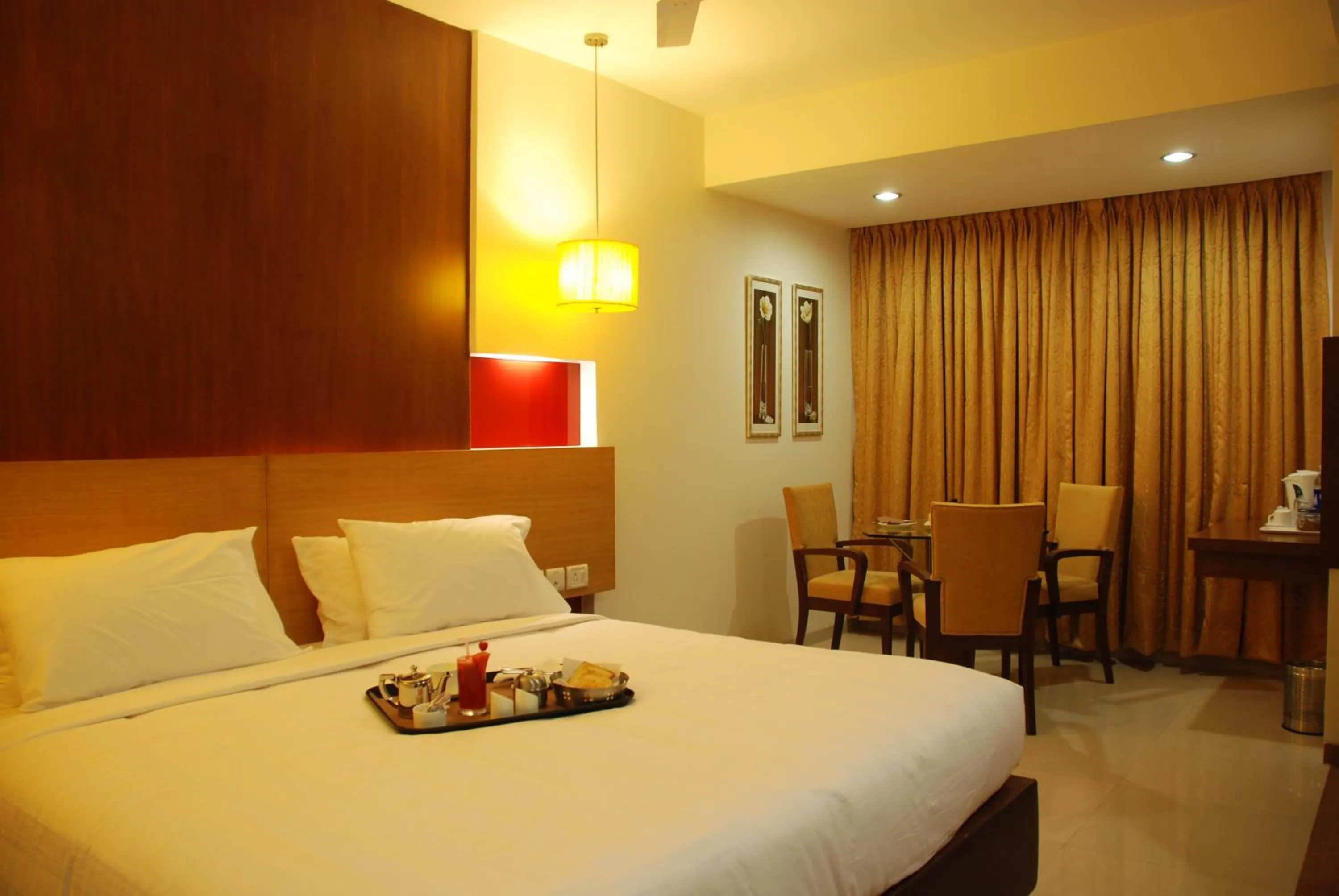 Bed in The Oriental Residency