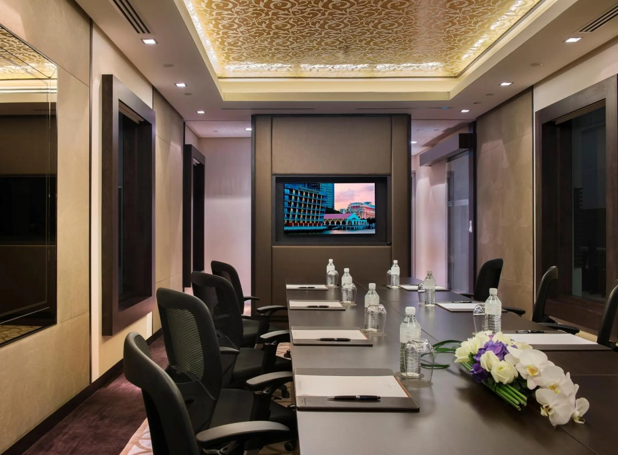 On site in The Fullerton Bay Hotel Singapore