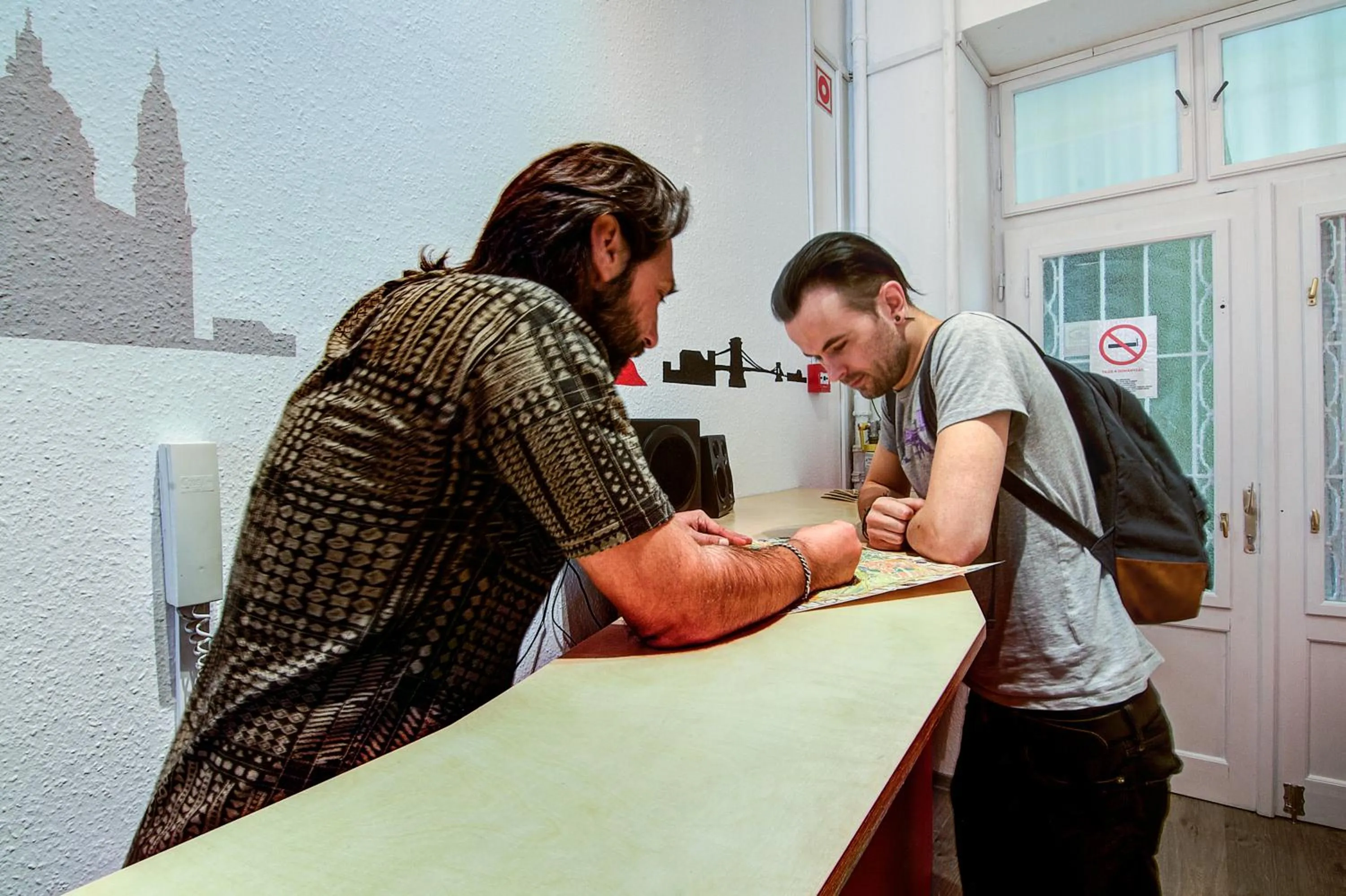 Lobby or reception in Pal's Mini Hostel