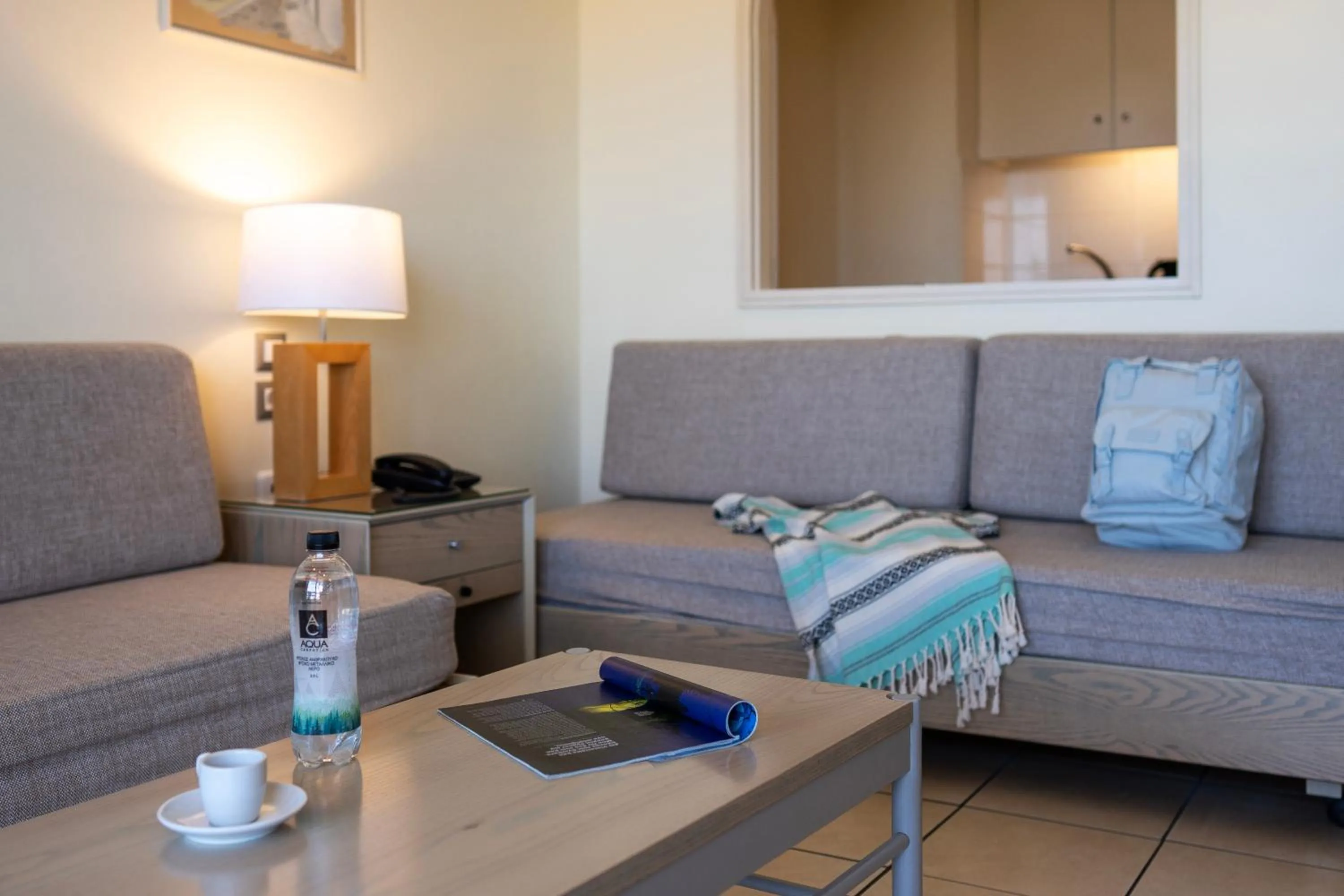 Living room in Athineon Hotel