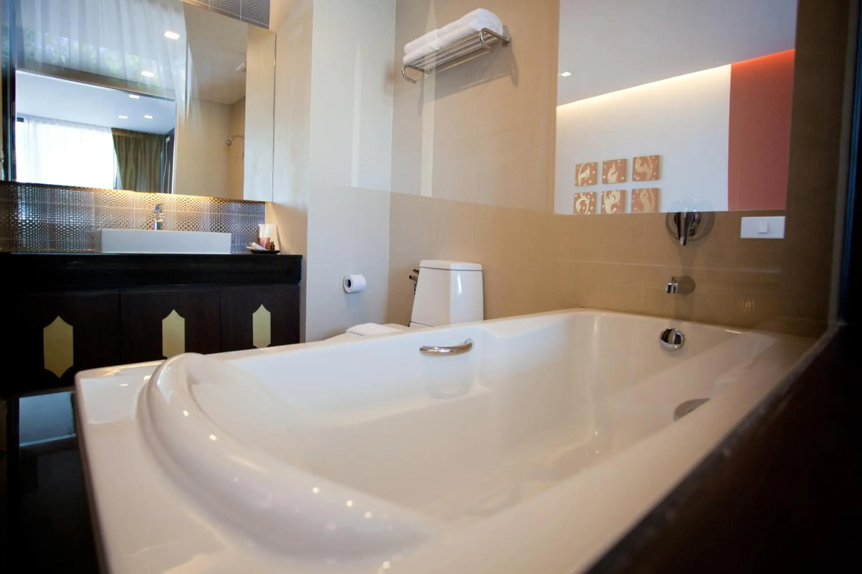 Bathroom in Royal Thai Pavilion Jomtien Hotel Bathroom in Royal Thai Pavilion Jomtien Hotel