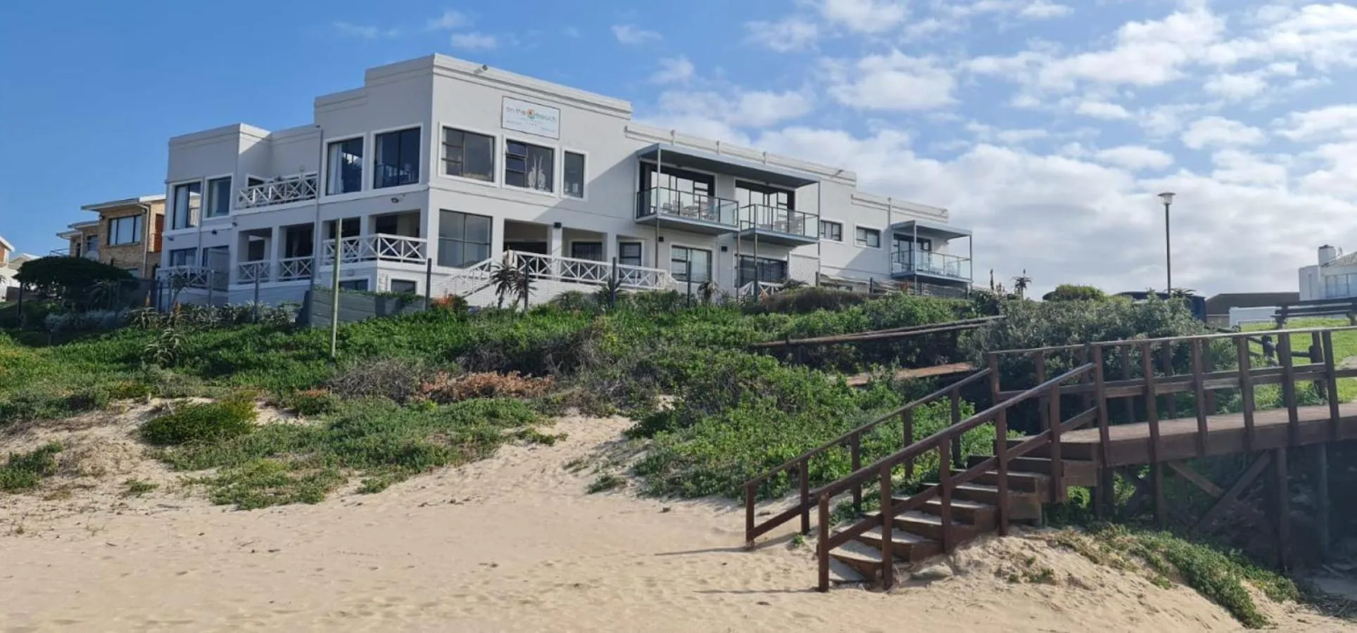 Property building in On the Beach Guesthouse Jeffreys Bay
