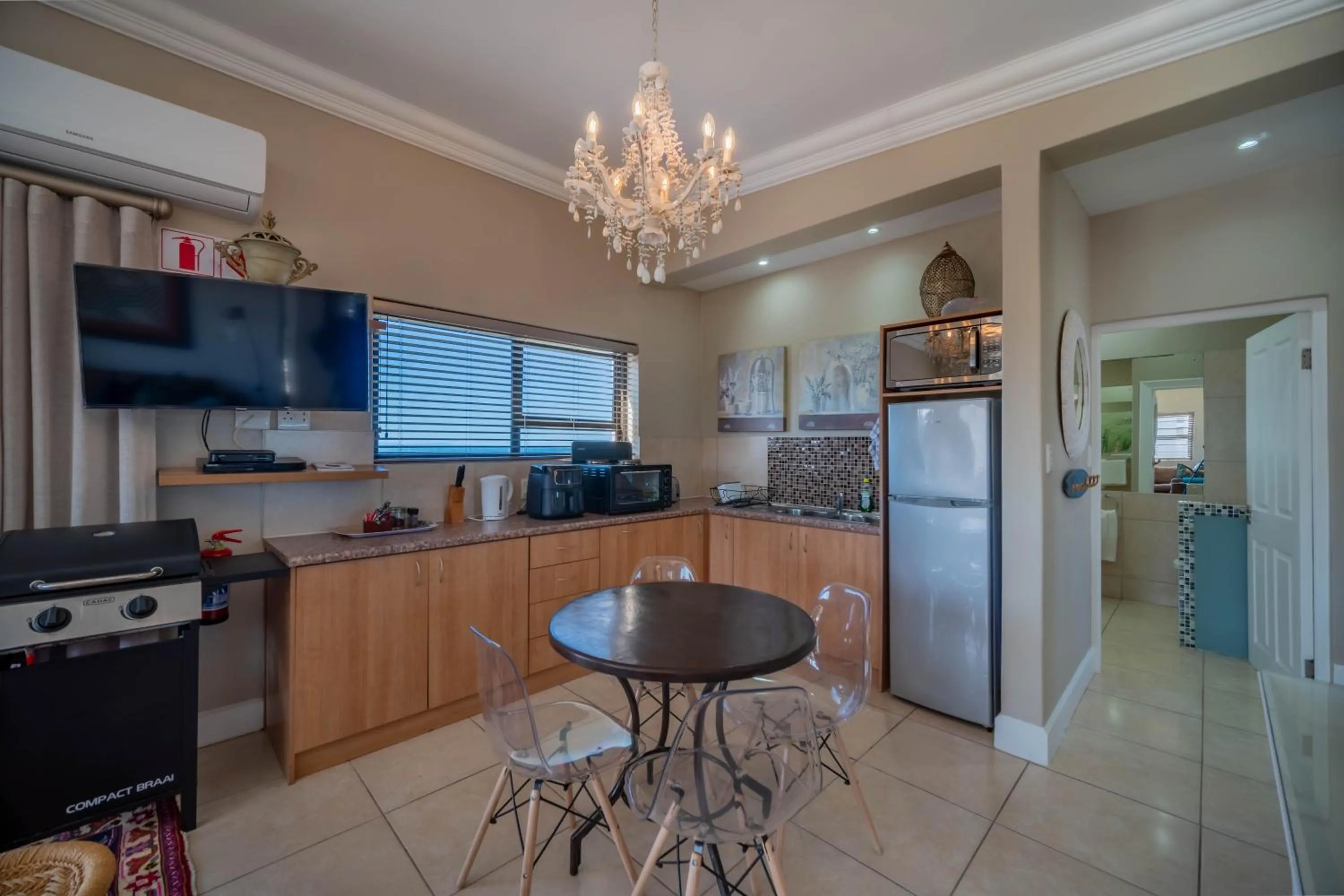 BBQ facilities in On the Beach Guesthouse Jeffreys Bay