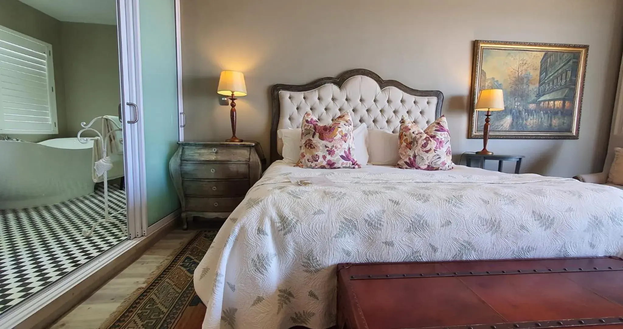 Bed in On the Beach Guesthouse Jeffreys Bay Bed in On the Beach Guesthouse Jeffreys Bay