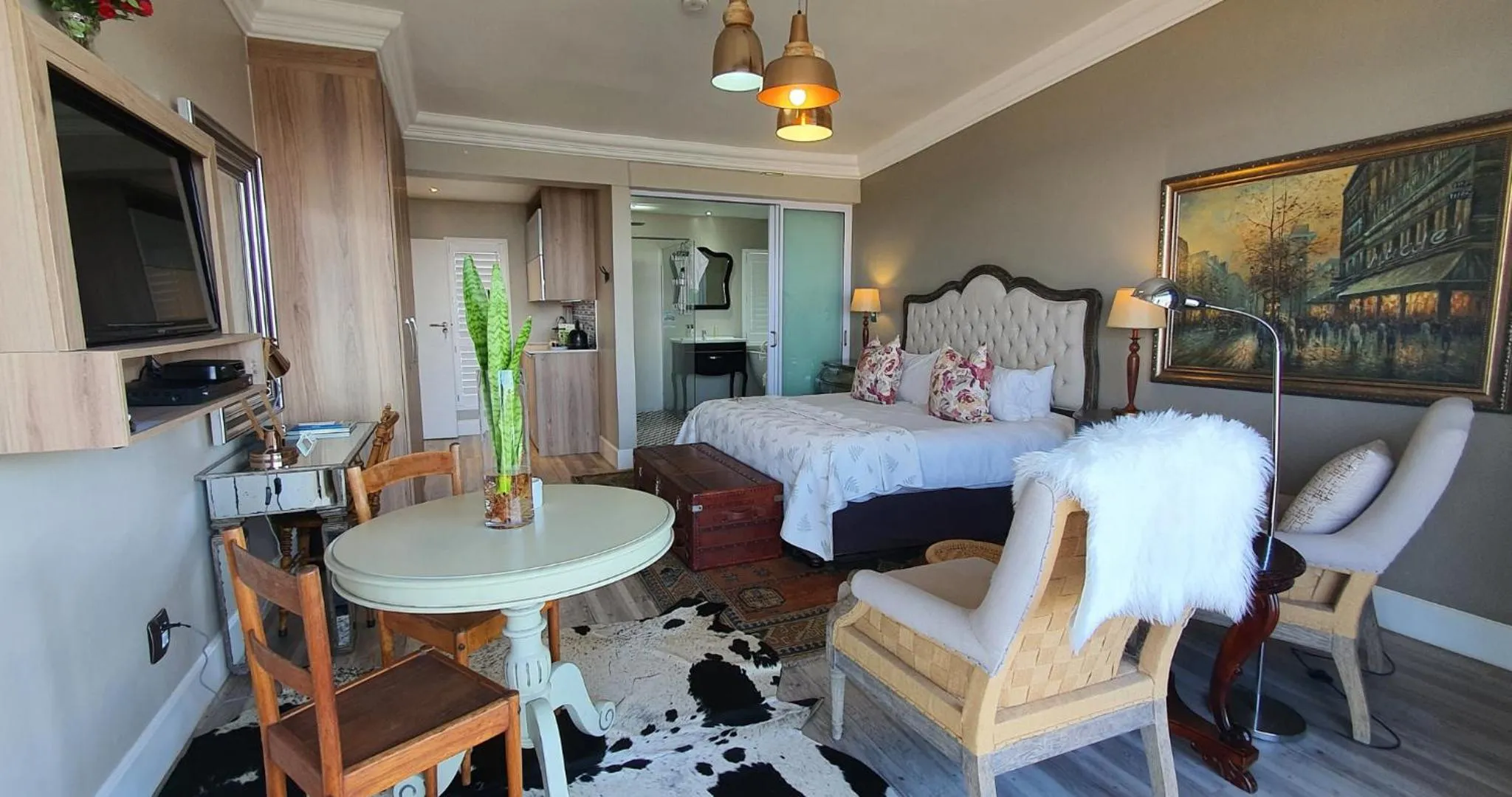 Bed in On the Beach Guesthouse Jeffreys Bay