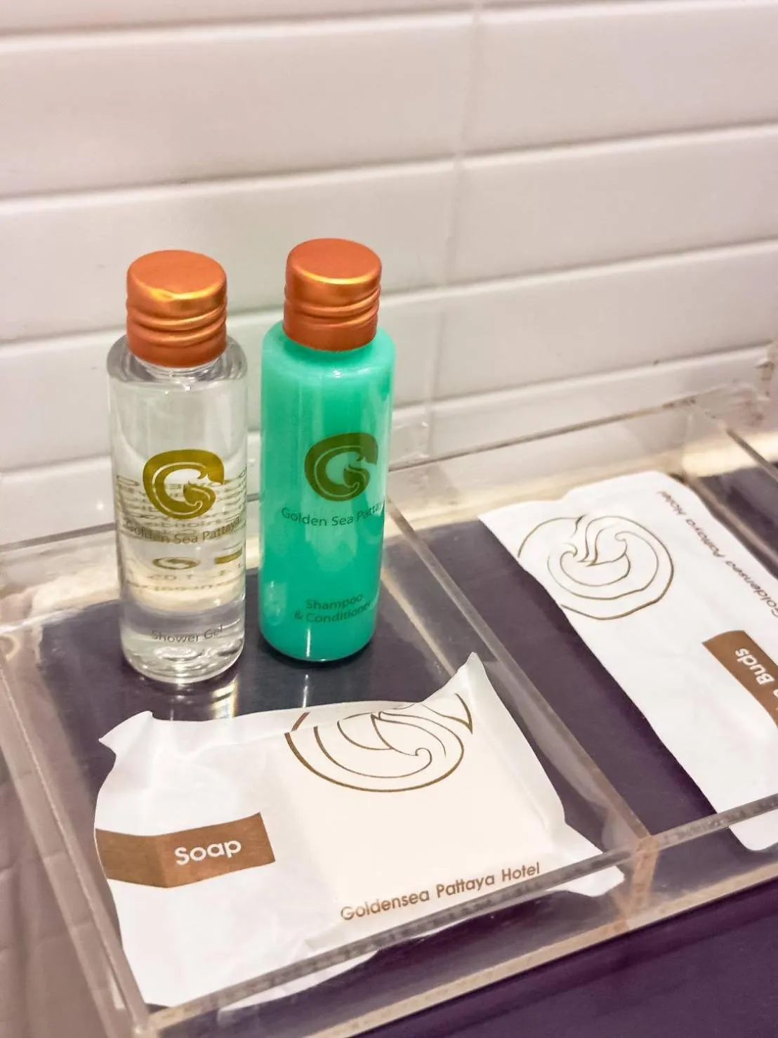 Bathroom in Golden Sea Pattaya - SHA Extra Plus