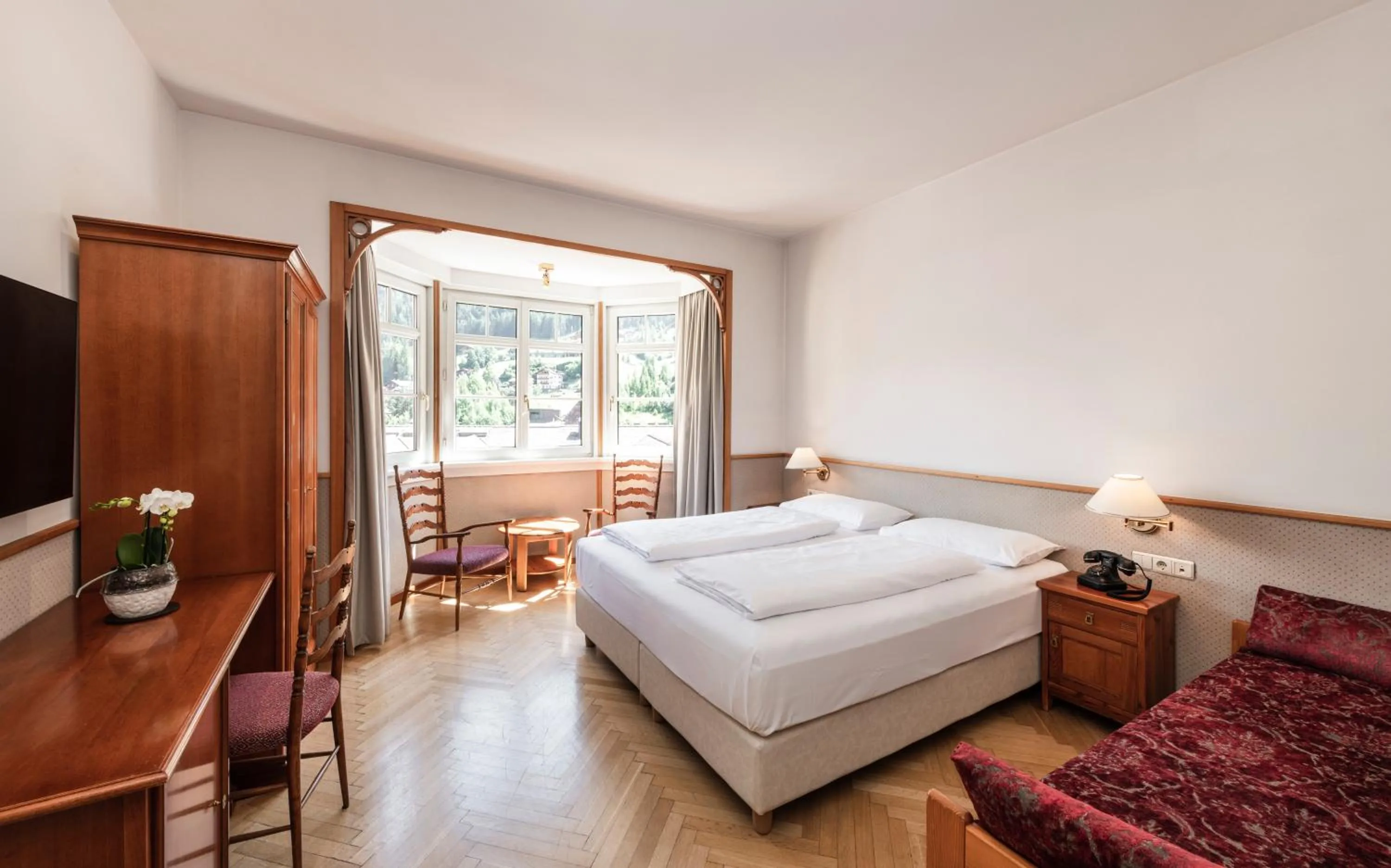 Bedroom, Bed in Classic Hotel Am Stetteneck