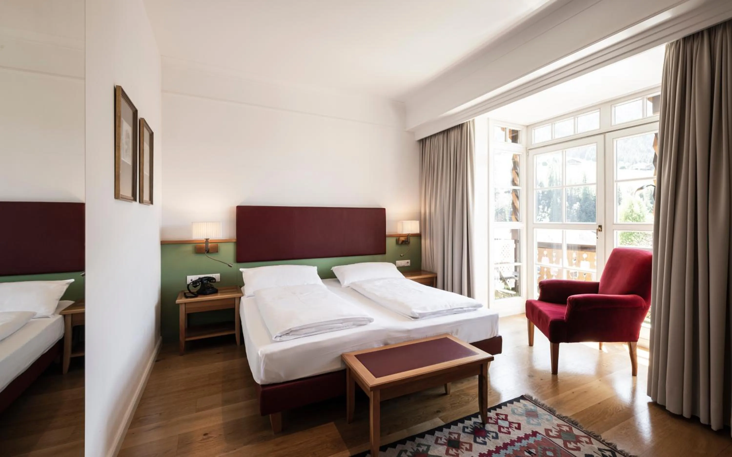 Bed in Classic Hotel Am Stetteneck