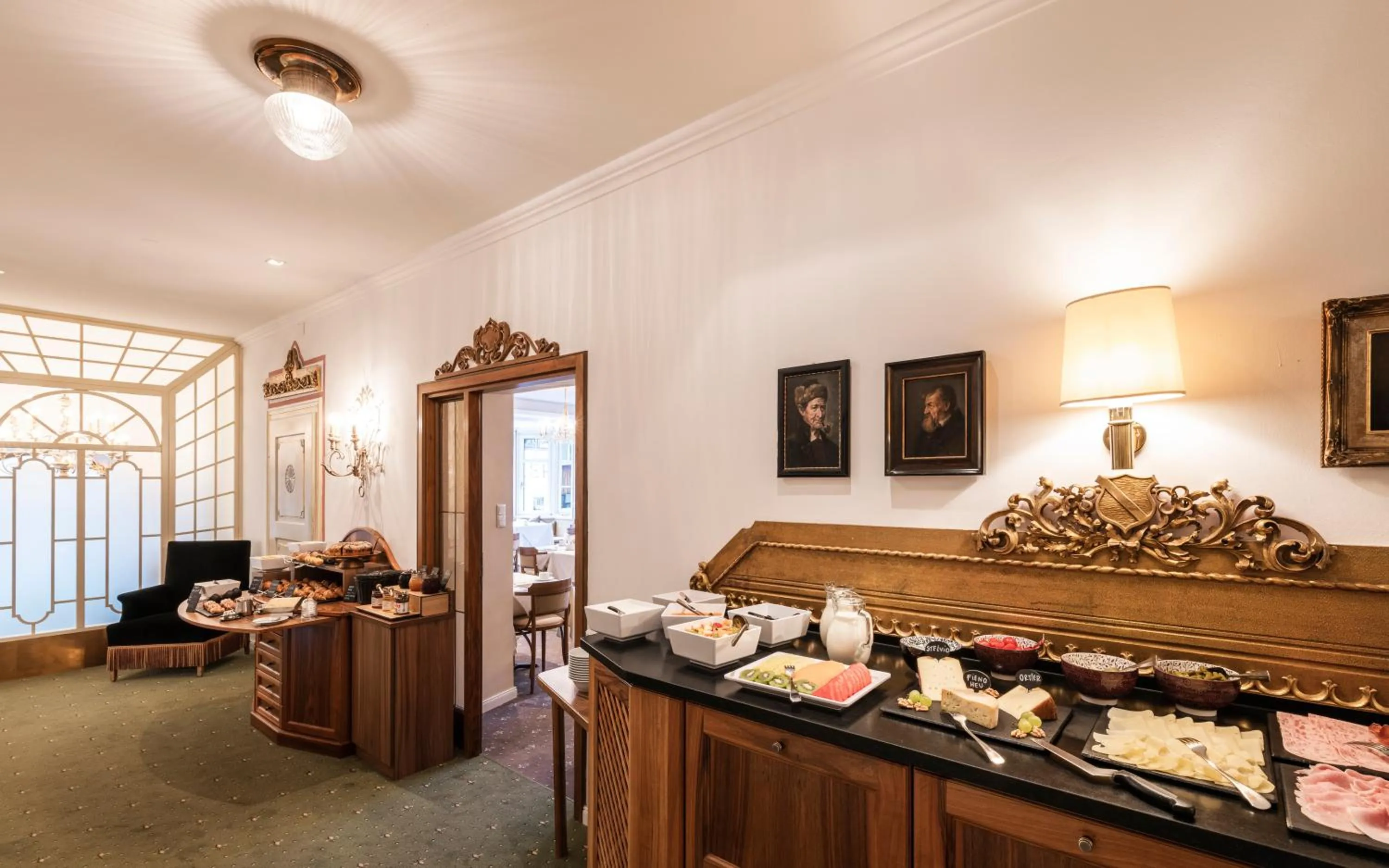 Buffet breakfast in Classic Hotel Am Stetteneck