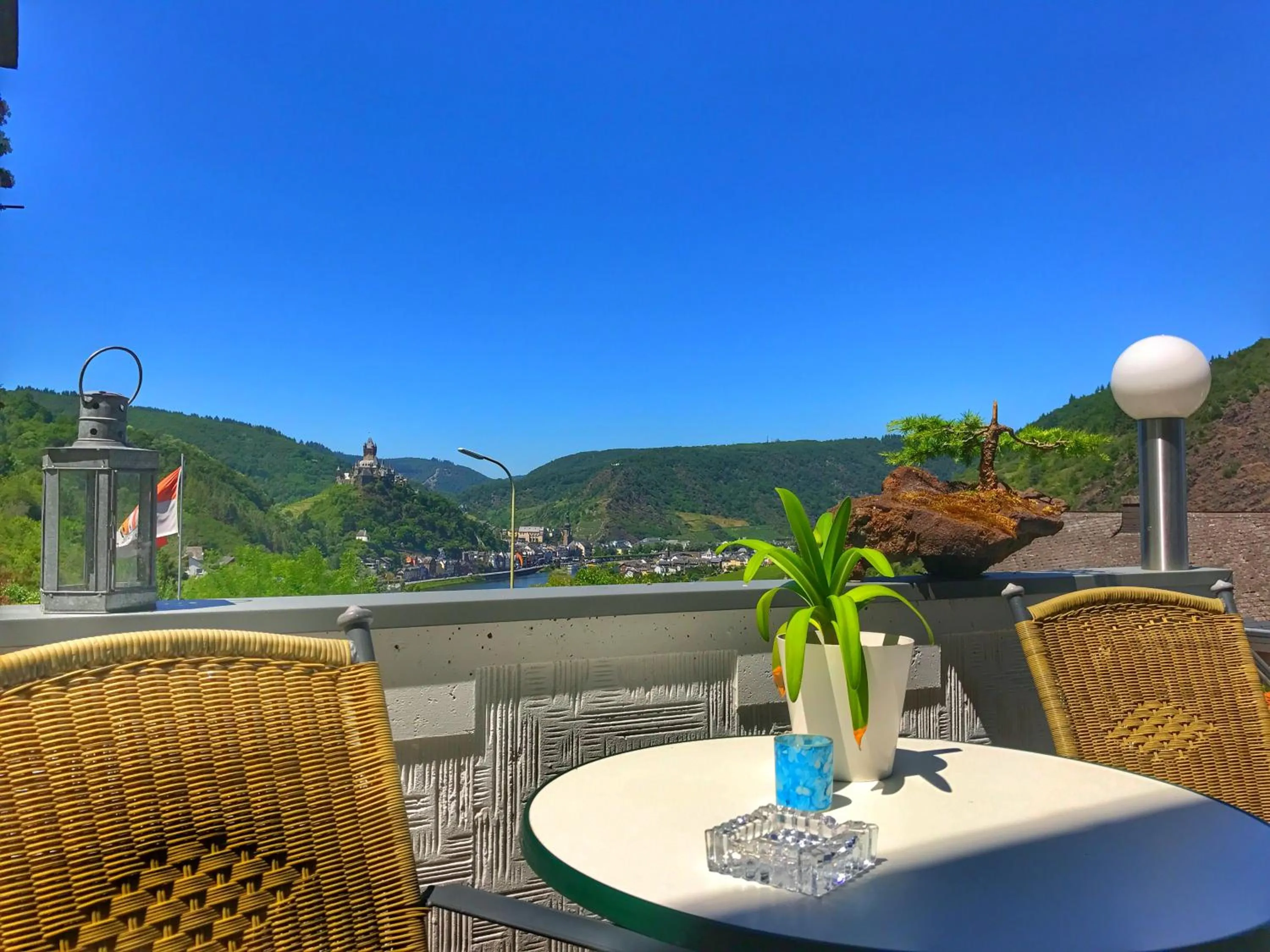 Balcony/Terrace in Apartment Happy Mosel