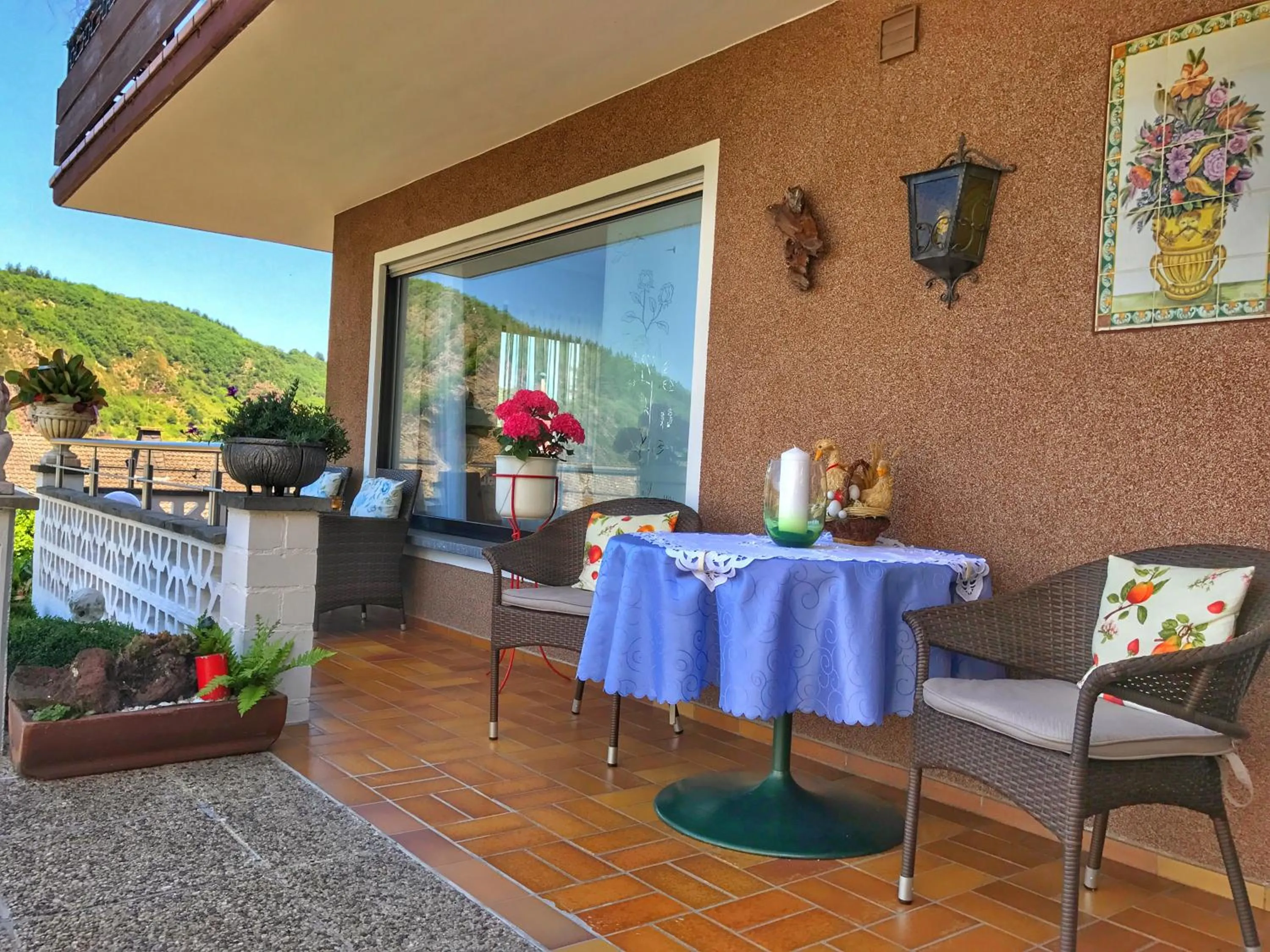 Balcony/Terrace in Apartment Happy Mosel