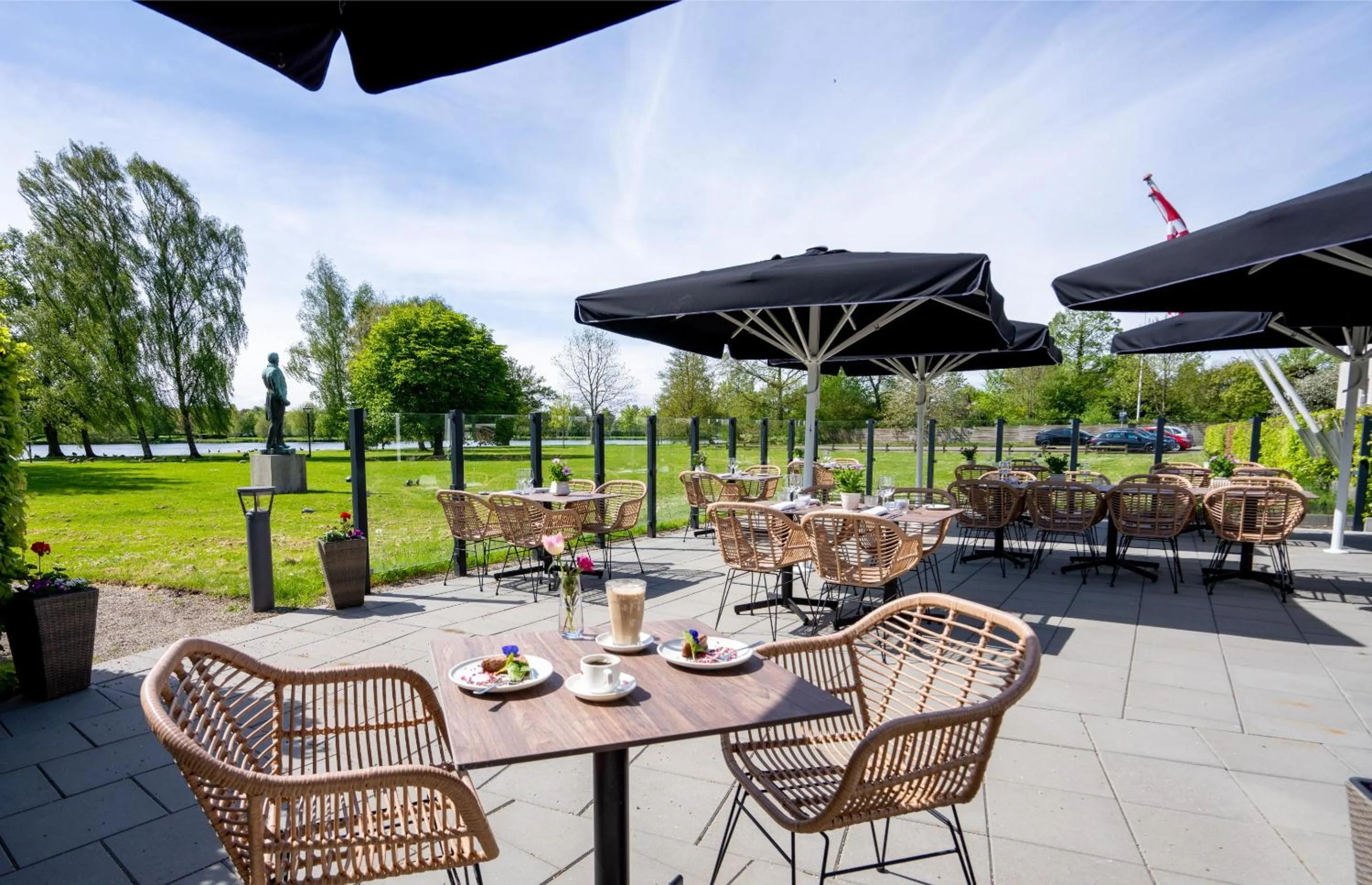 Patio in Hotel Norden