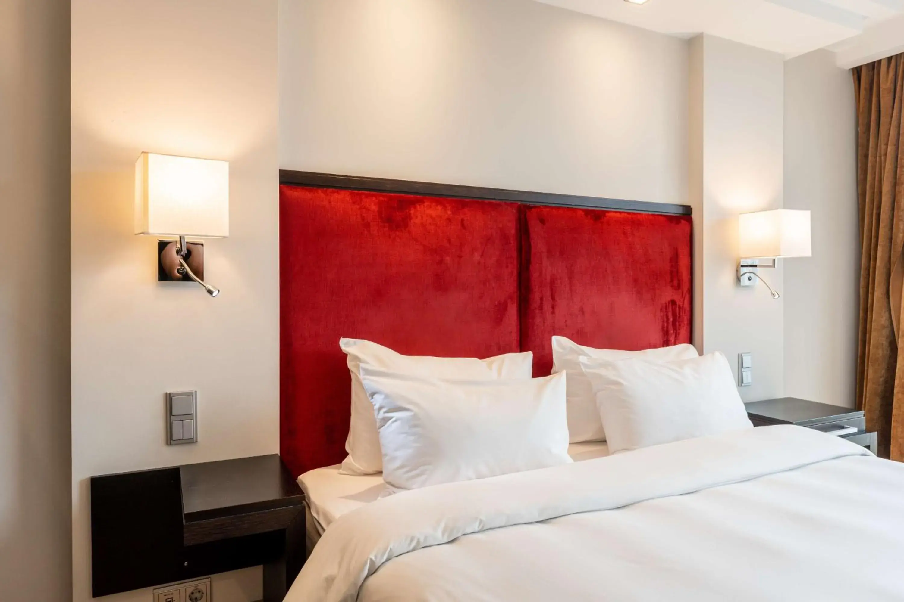 Bed in Radisson Blu Elizabete Hotel, Riga Bed in Radisson Blu Elizabete Hotel, Riga