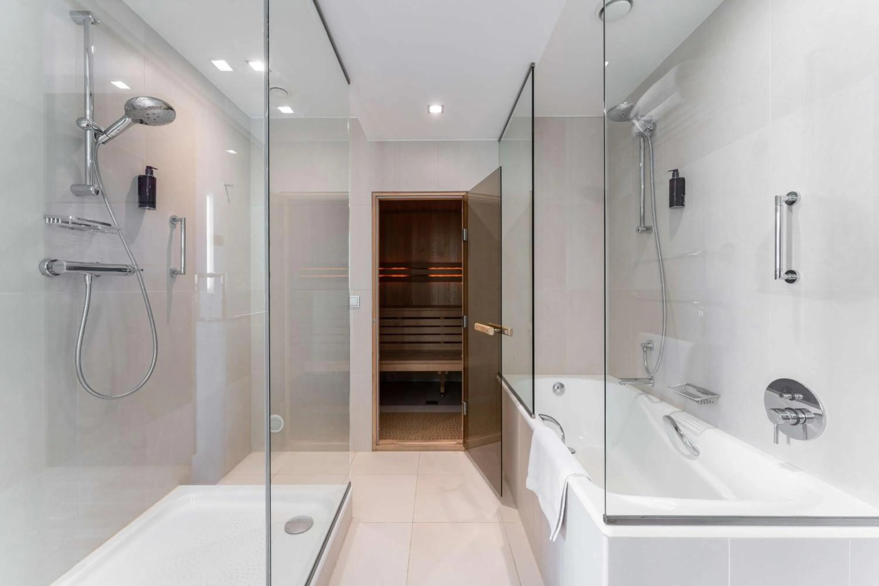 Sauna in Radisson Blu Elizabete Hotel, Riga