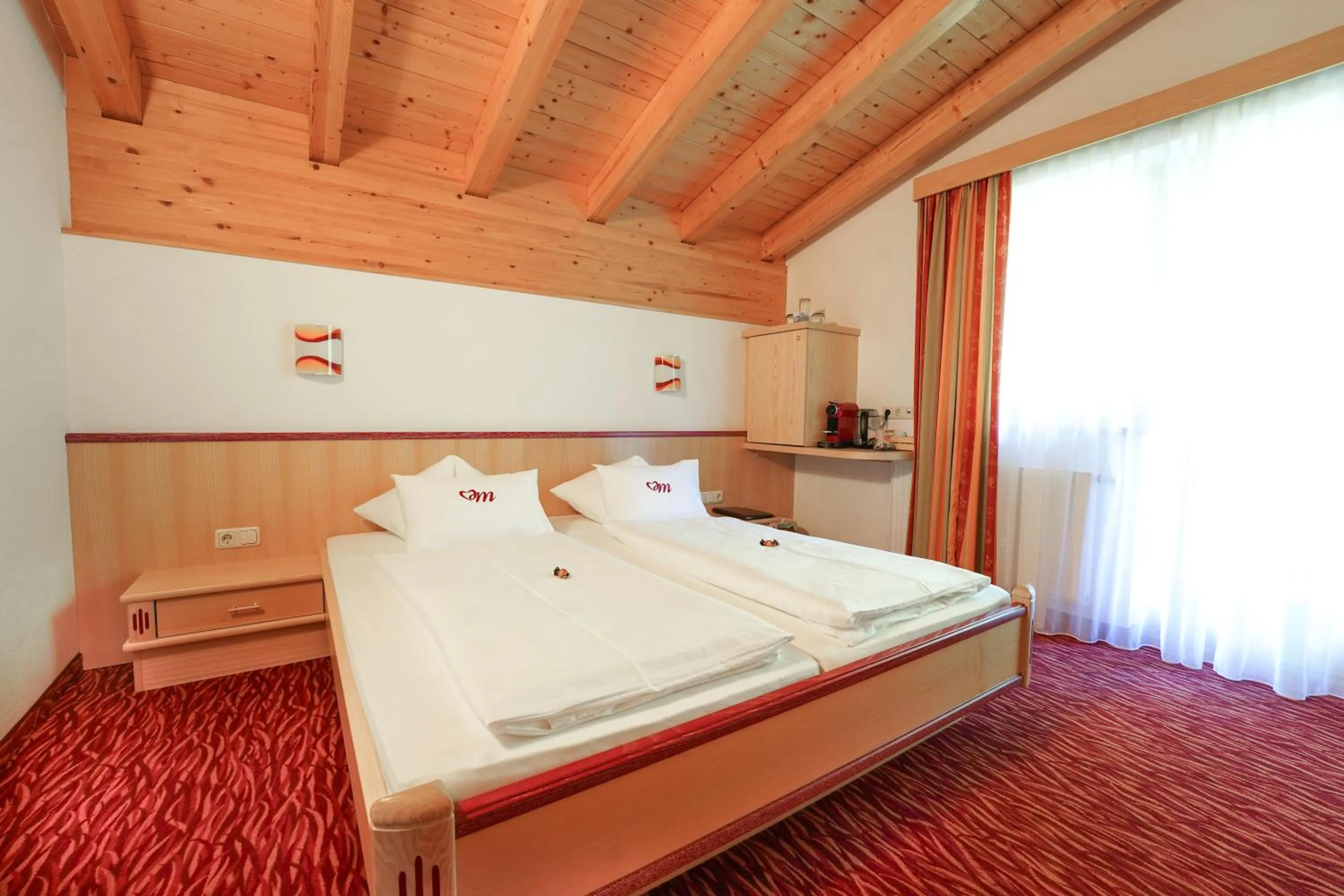 Bed in Hotel Eder Michaela