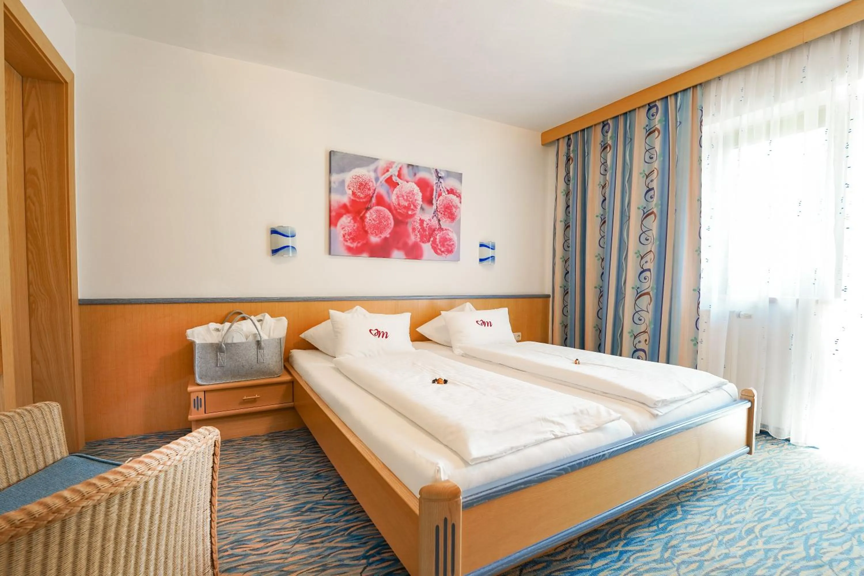 Bed in Hotel Eder Michaela