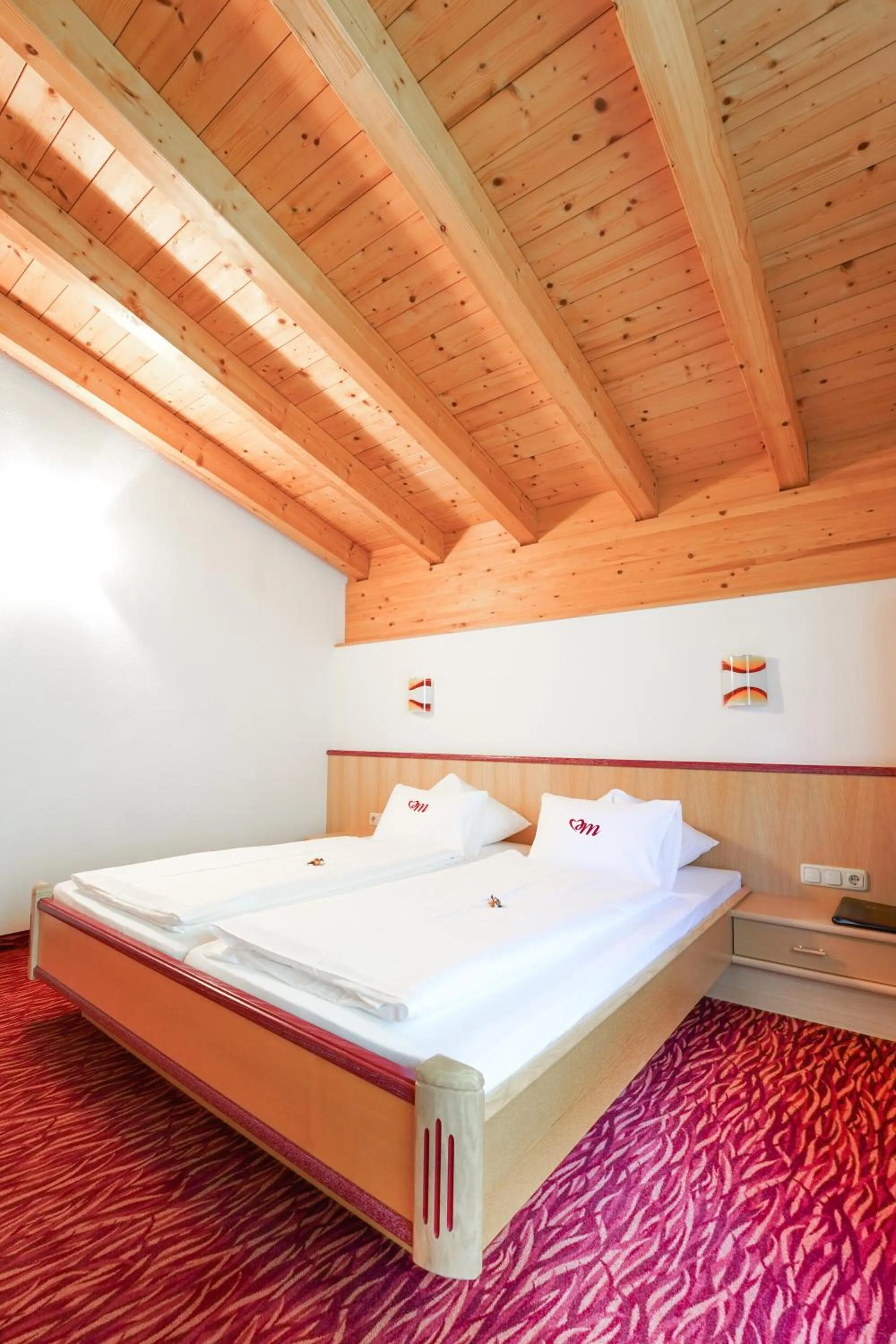 Bed in Hotel Eder Michaela