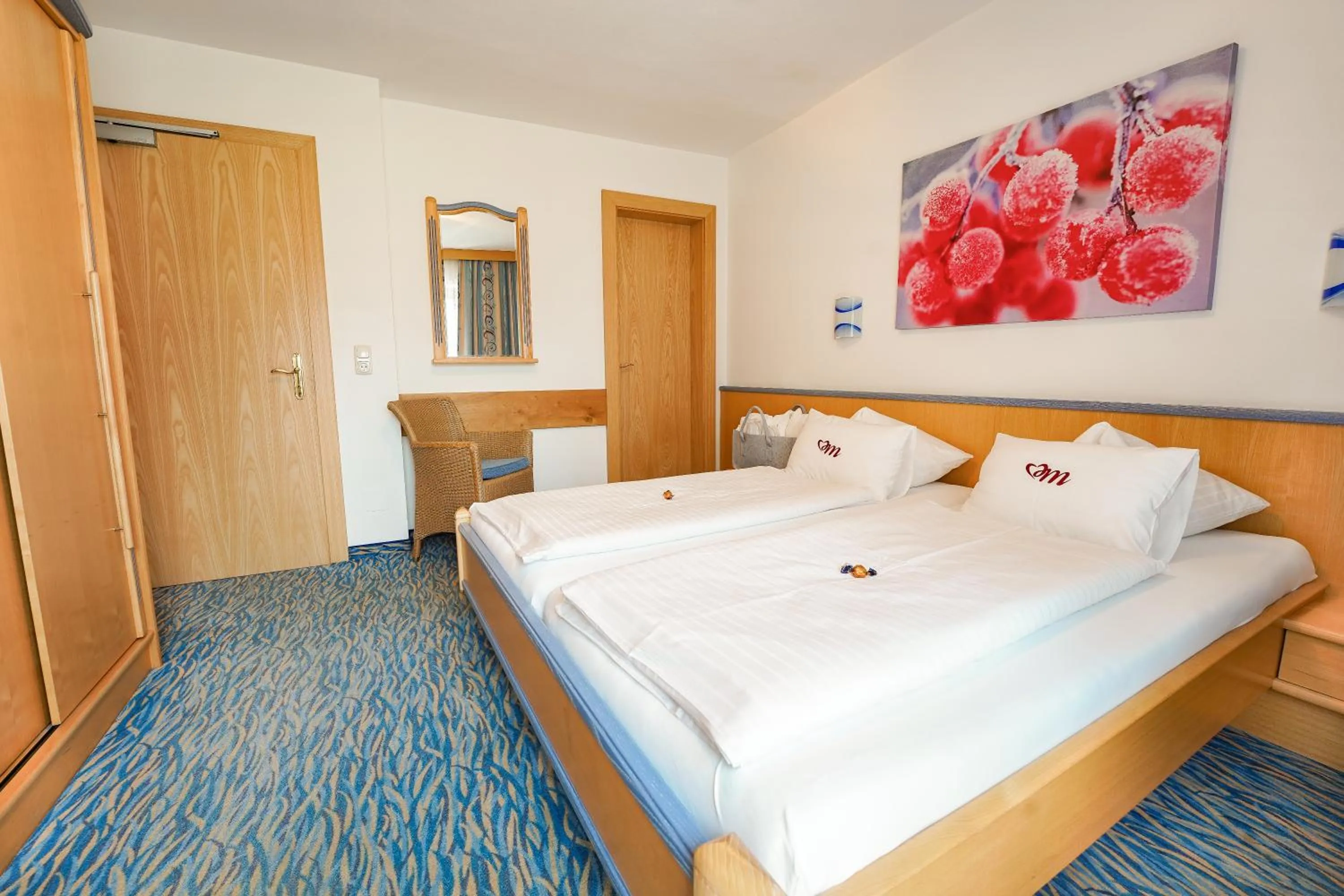 Bed in Hotel Eder Michaela