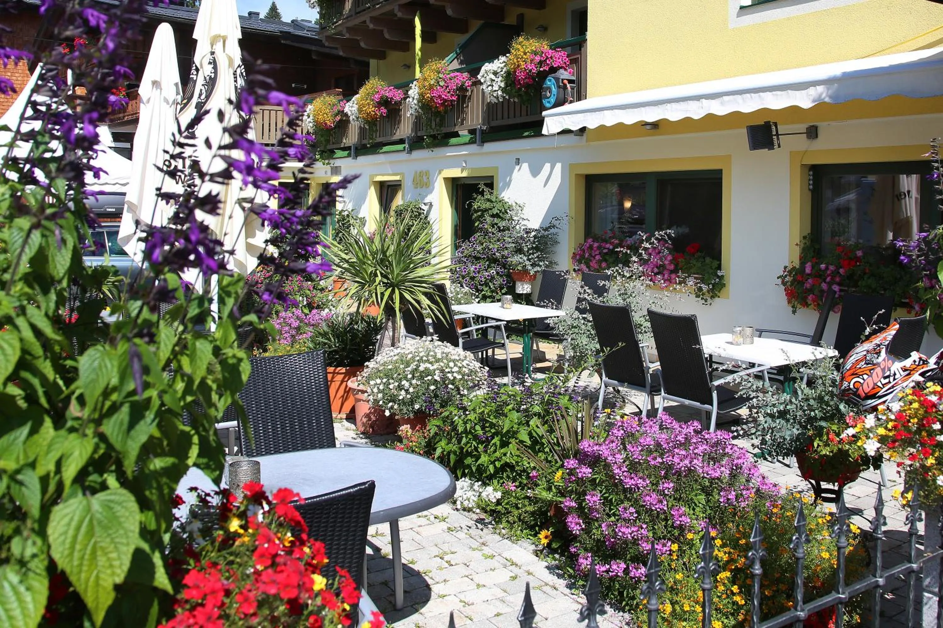 Balcony/Terrace in Hotel Eder Michaela