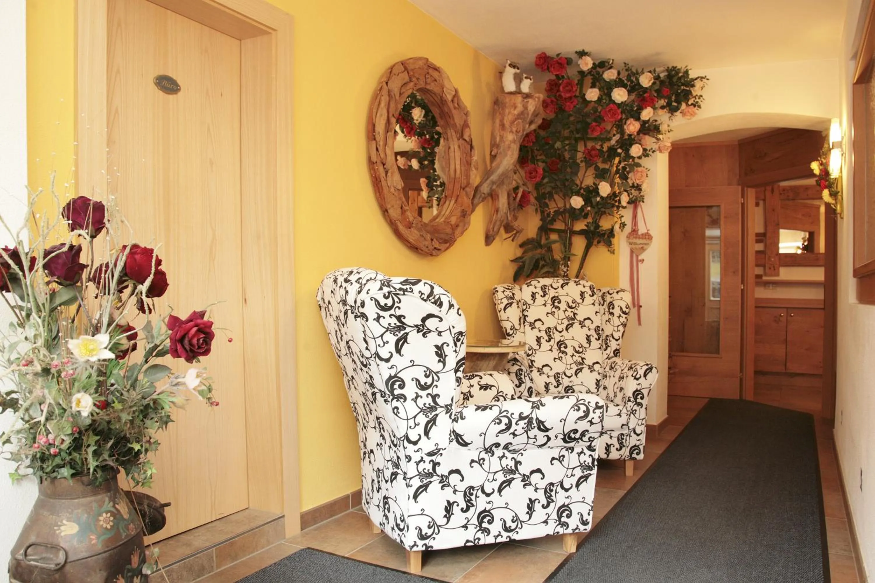 Lobby or reception in Hotel Eder Michaela