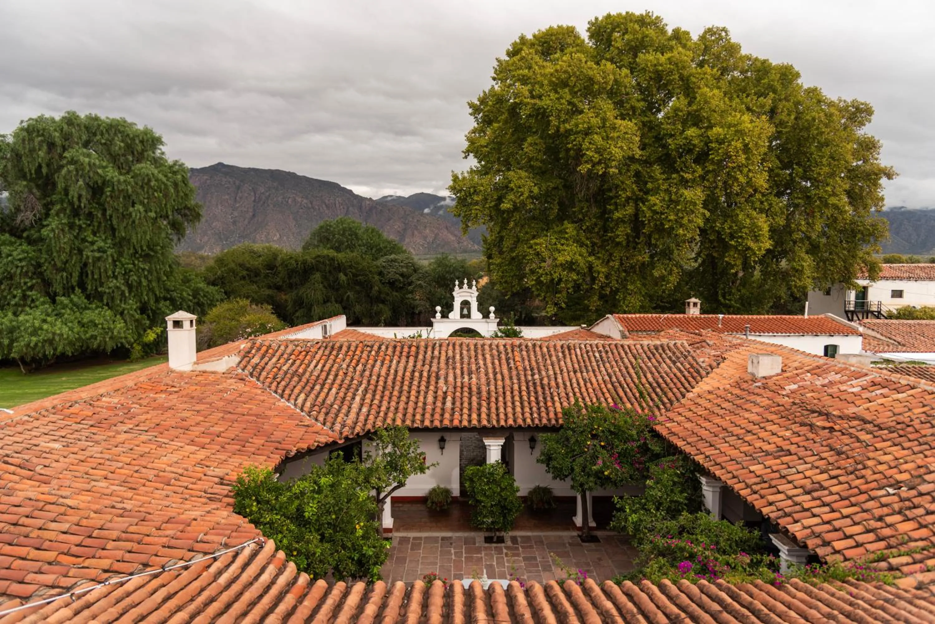 Bird's eye view in Patios de Cafayate - Wine Hotel & Restaurant