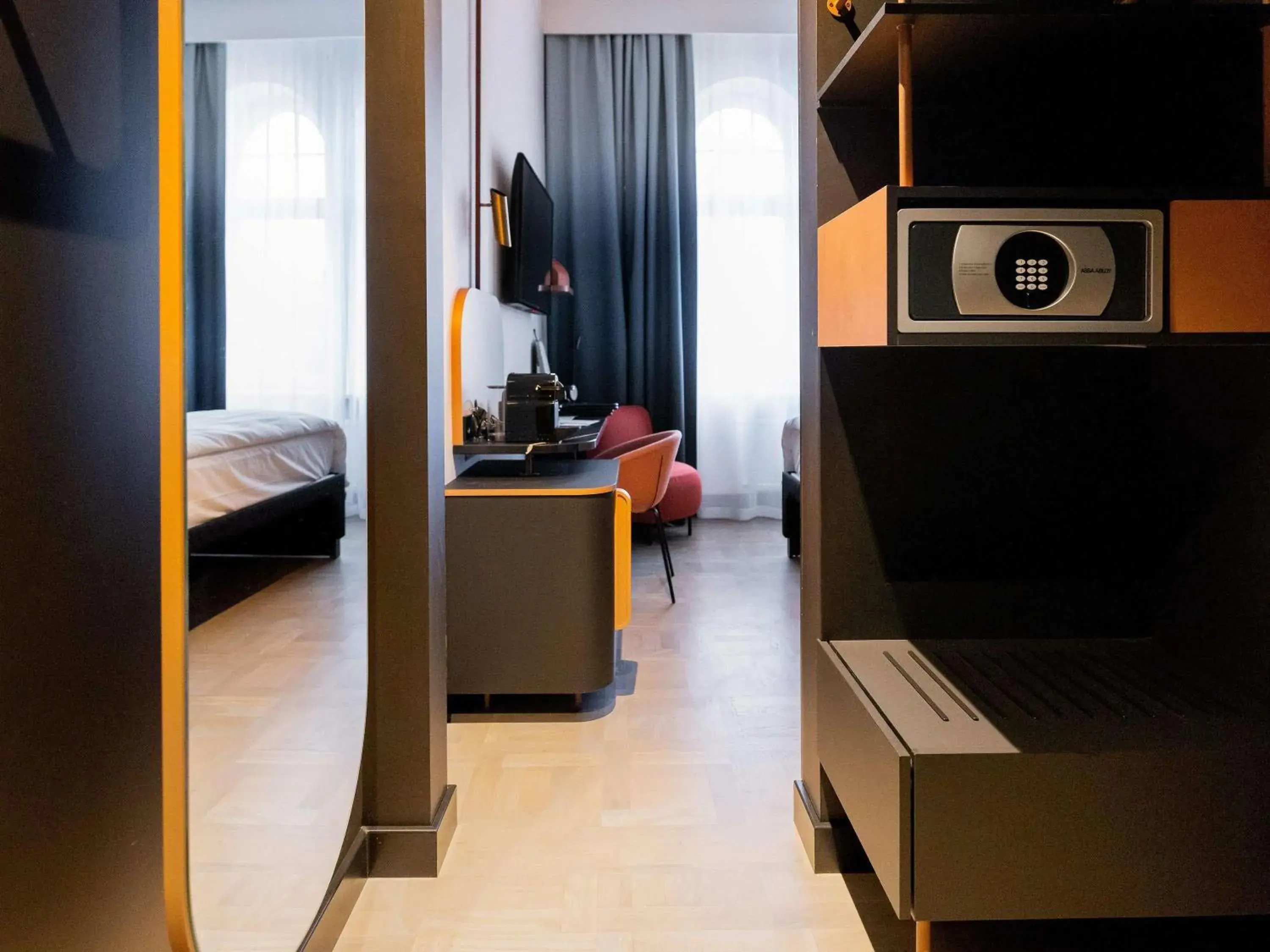 Bedroom, Bed in TRIBE Riga City Centre Bedroom, Bed in TRIBE Riga City Centre