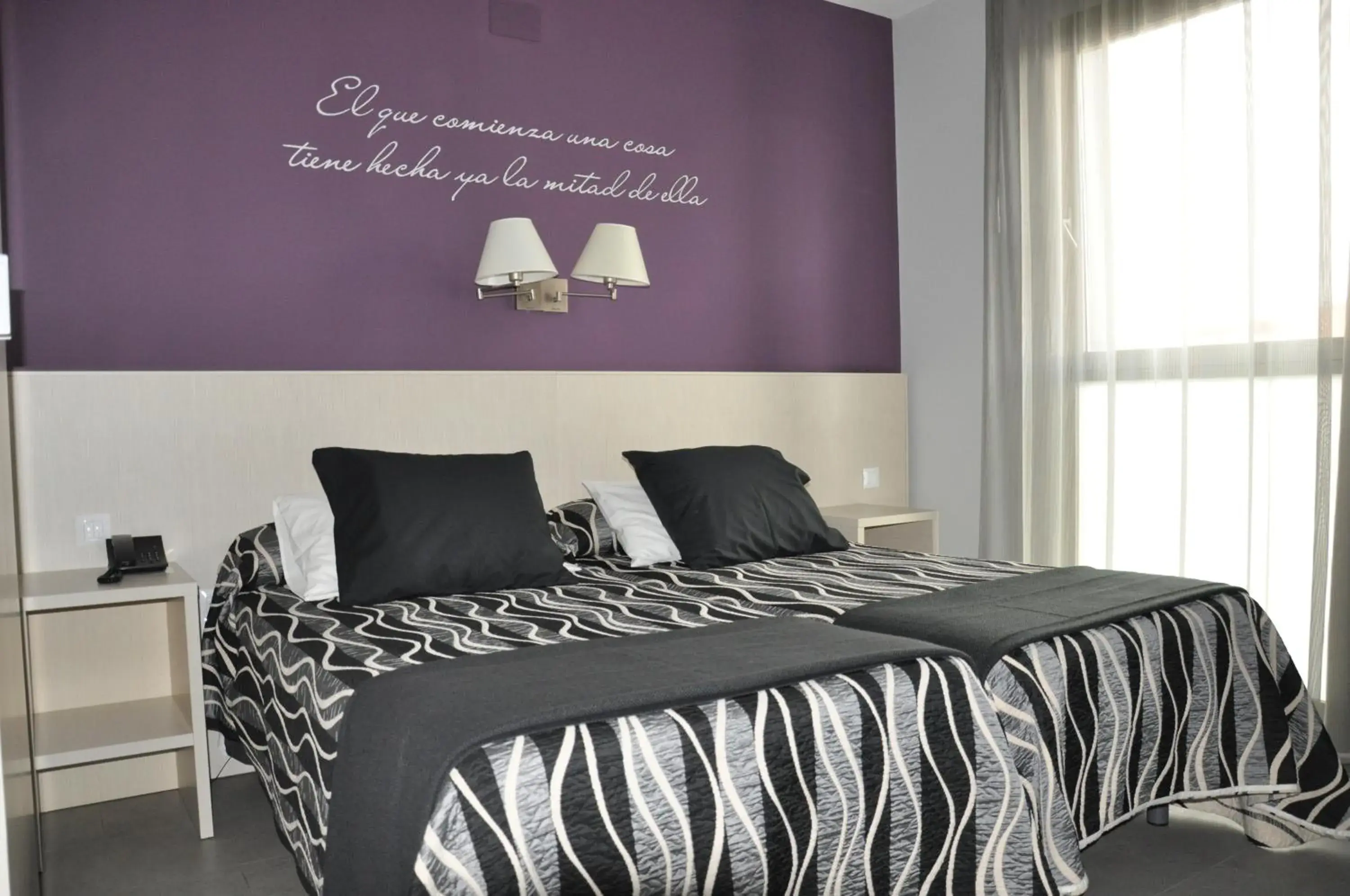 Bed in Hotel HM Alfaro Bed in Hotel HM Alfaro