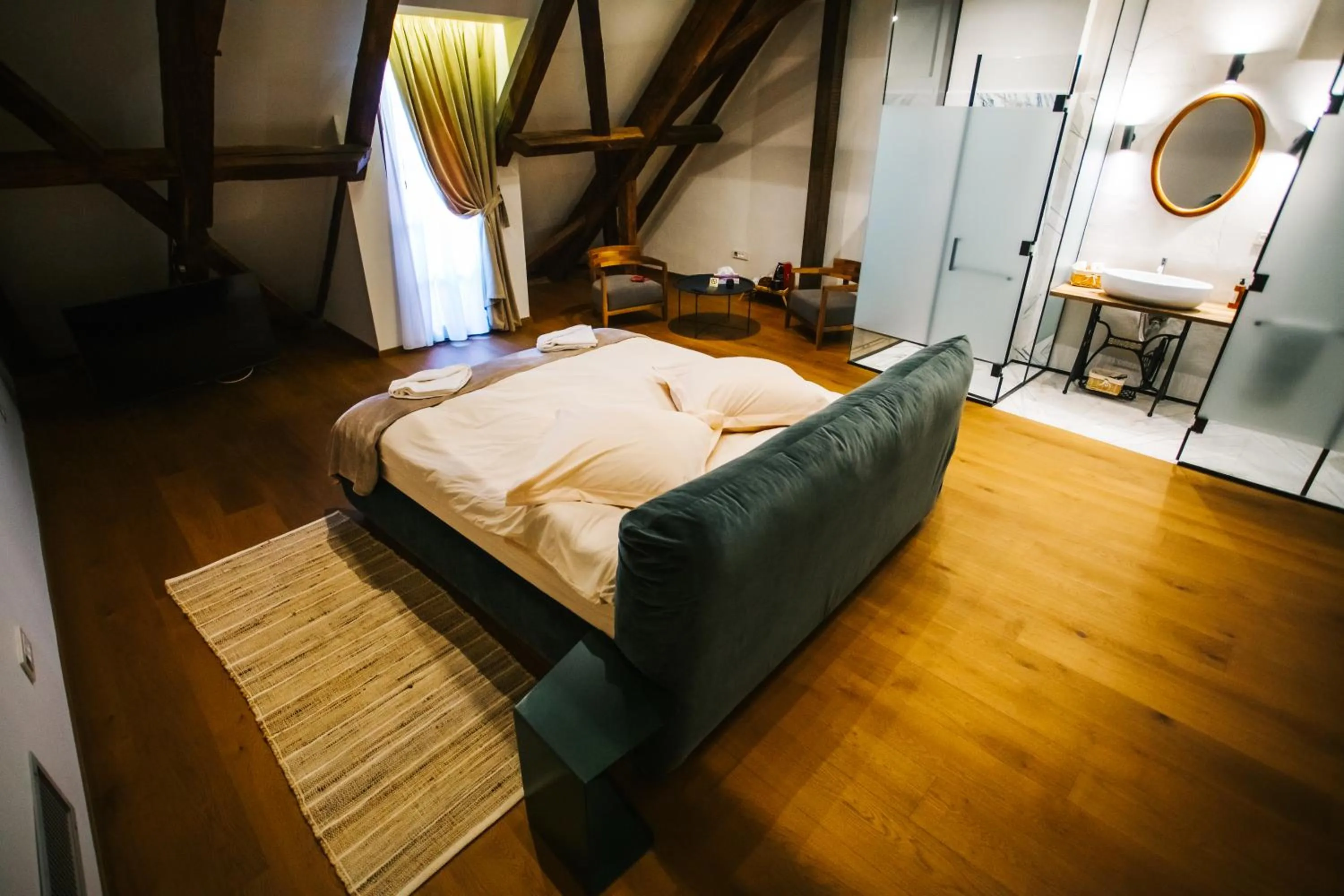 Bed in Casa Albert Boutique & Restaurant