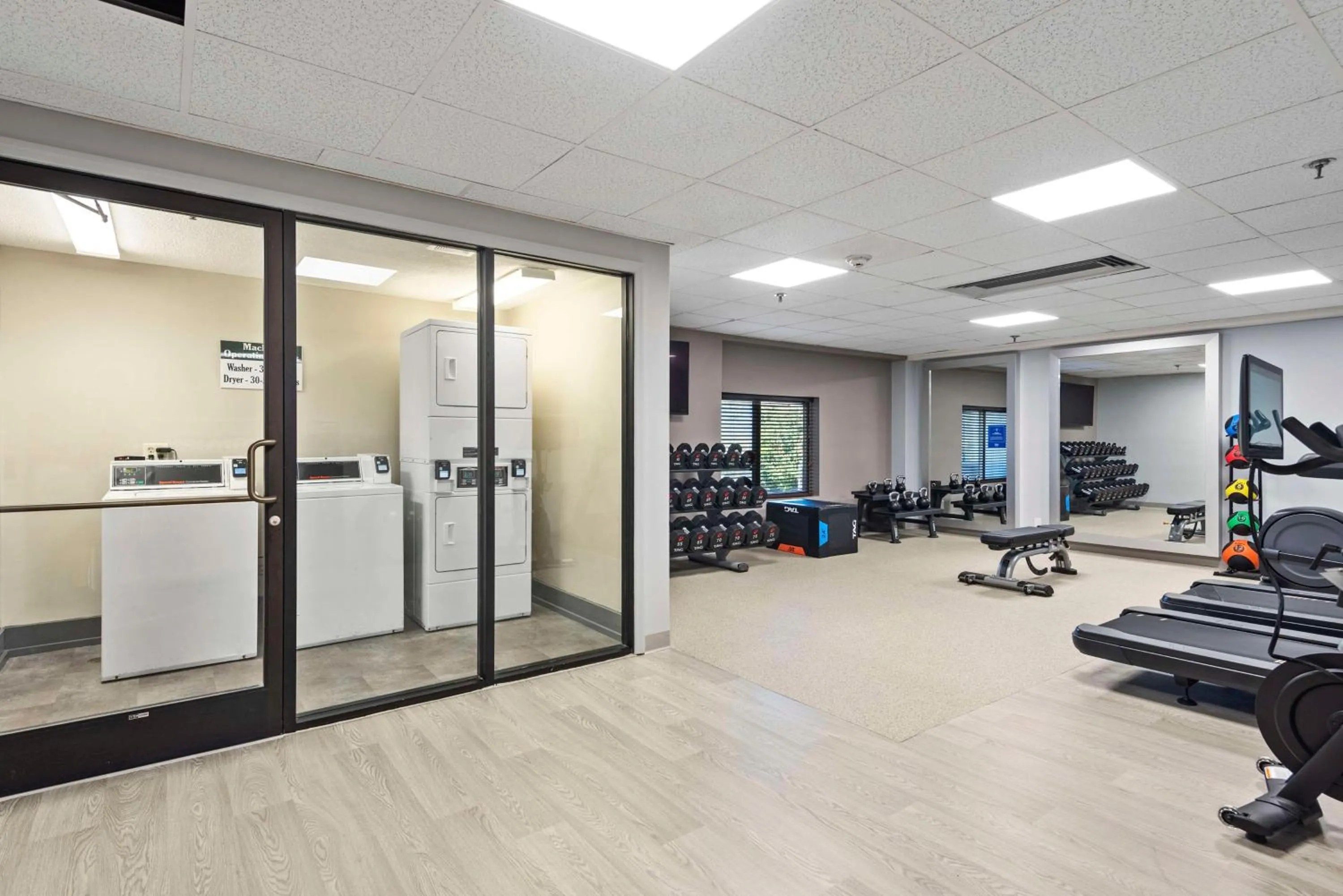 Fitness centre/facilities in DoubleTree by Hilton Columbus