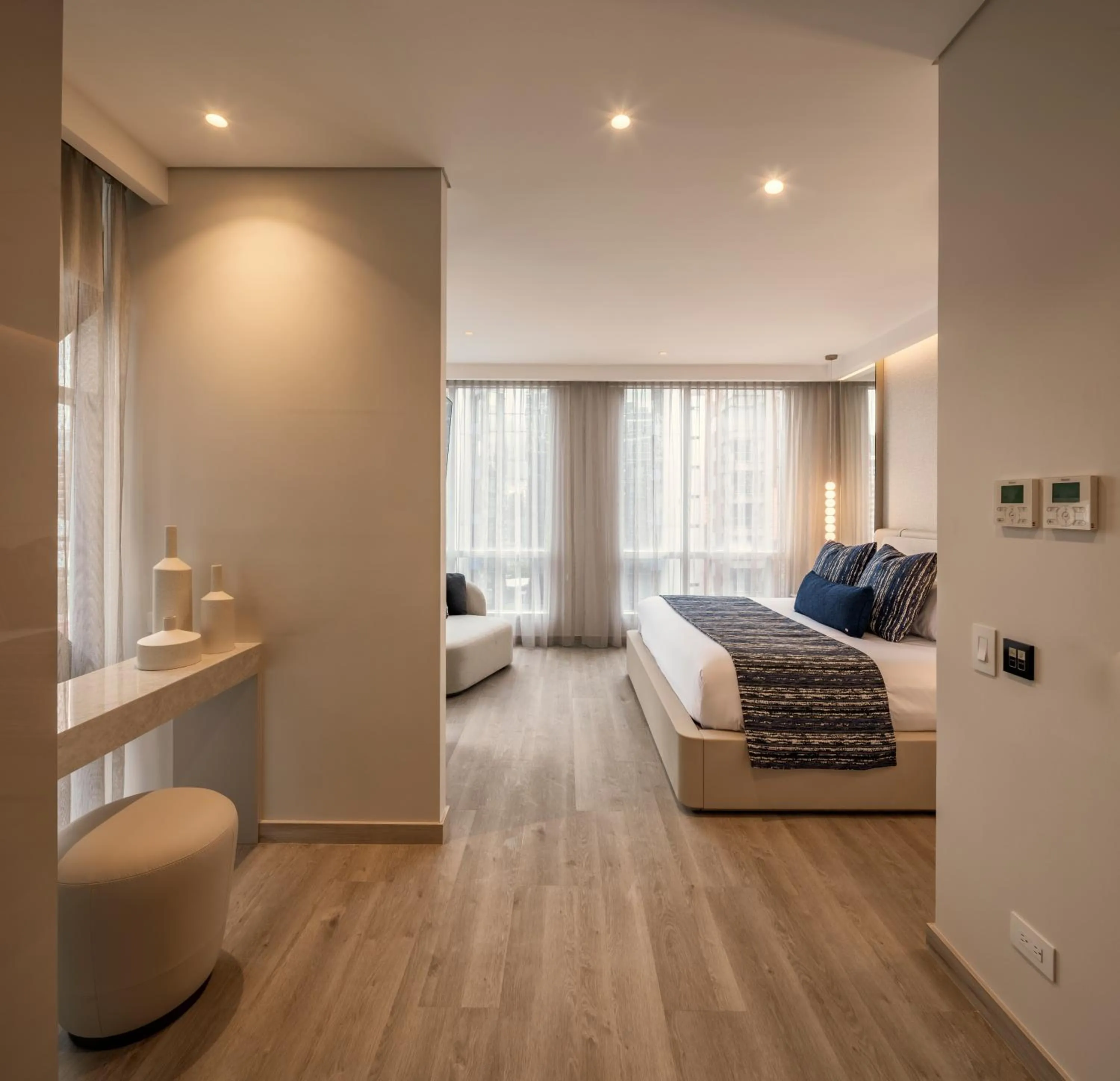 Bed in Le Parc Hotel, Beyond Stars