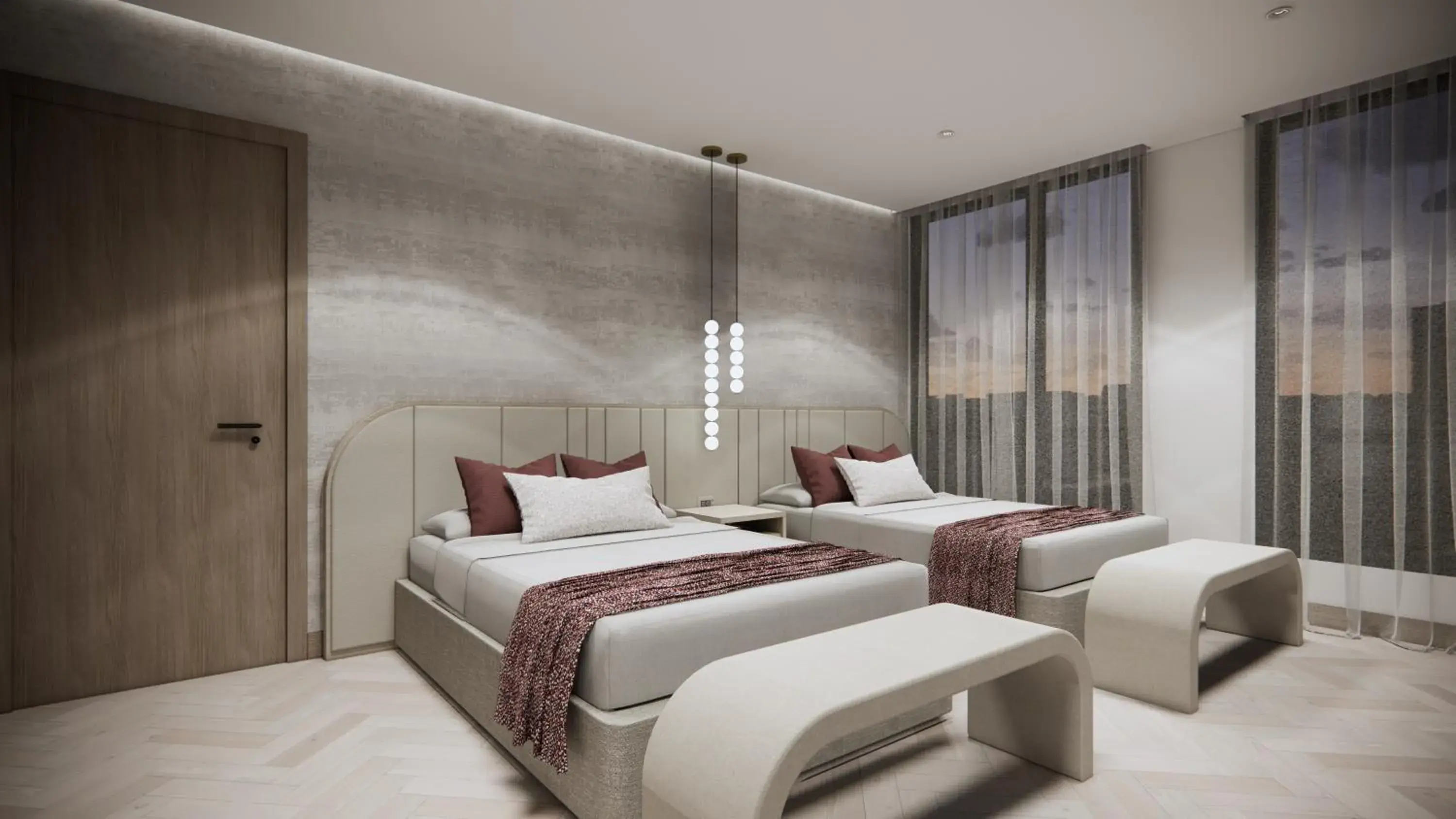 Bed in Le Parc Hotel, Beyond Stars Bed in Le Parc Hotel, Beyond Stars