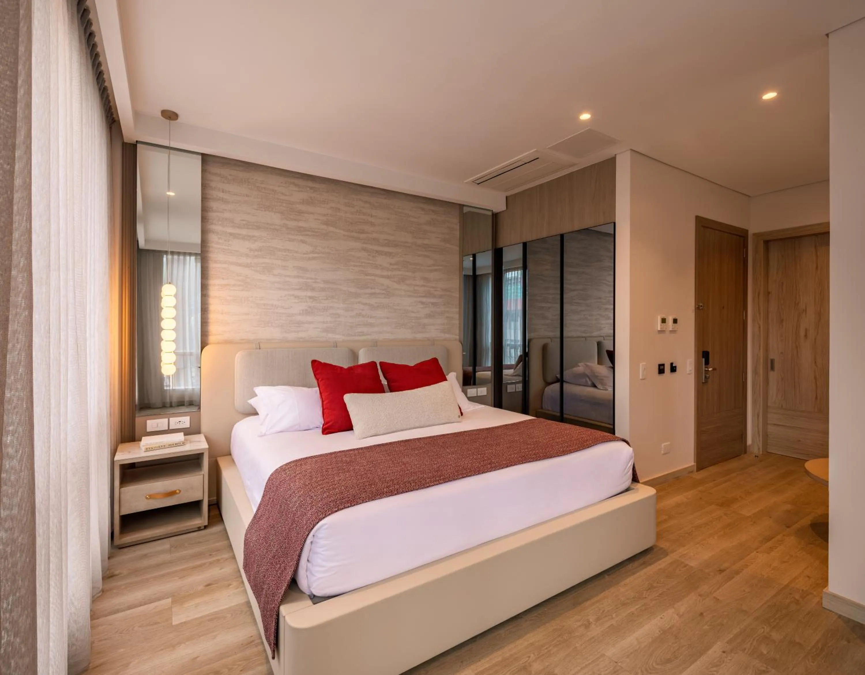 Bed in Le Parc Hotel, Beyond Stars