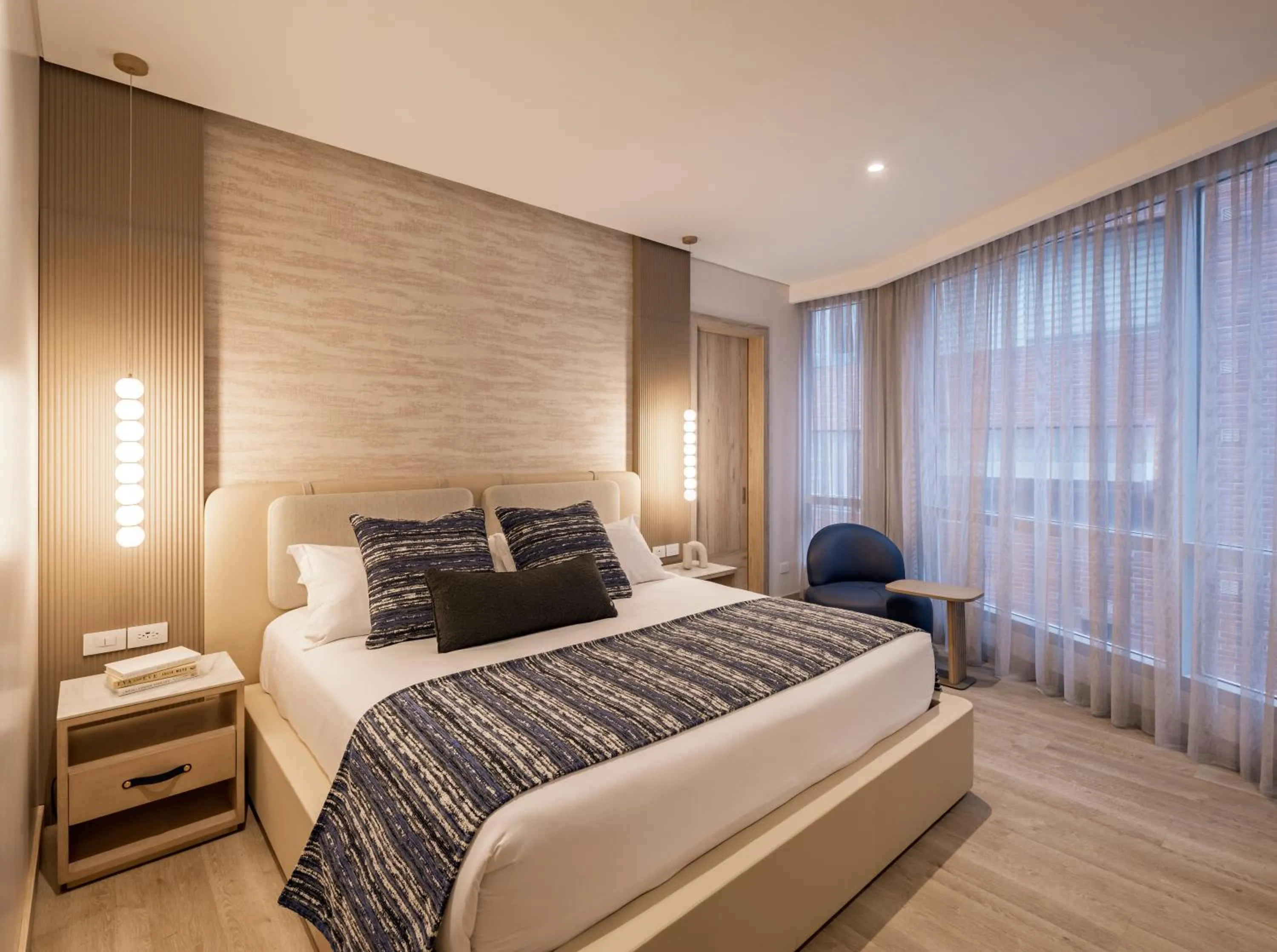 Bed in Le Parc Hotel, Beyond Stars