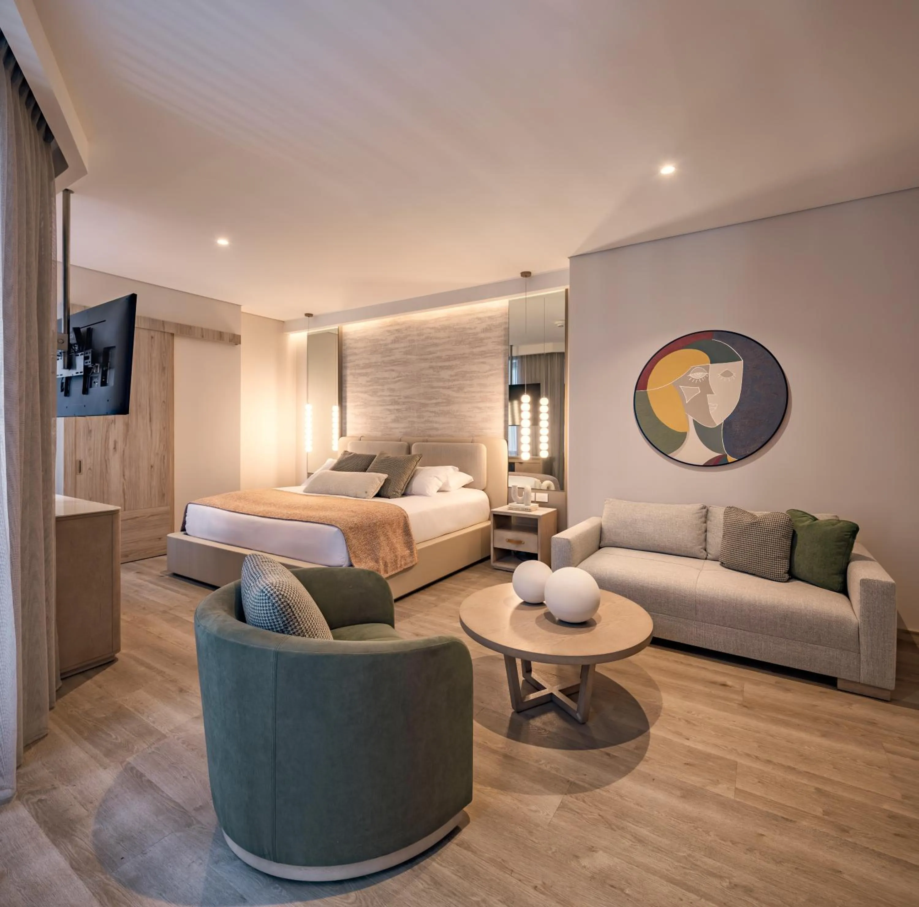 Bed in Le Parc Hotel, Beyond Stars